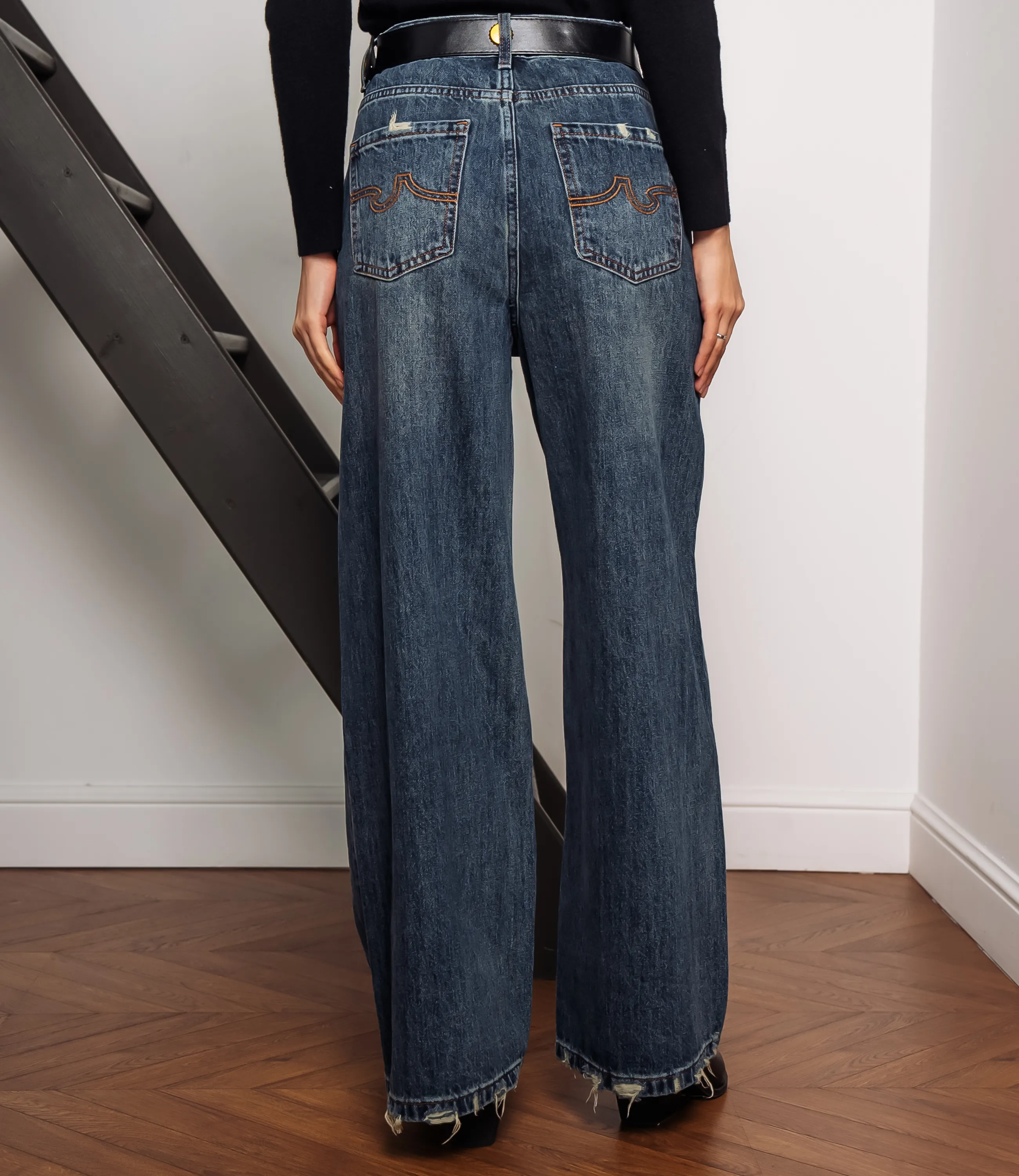 Джинсы #КТ88170, синий - фото 4