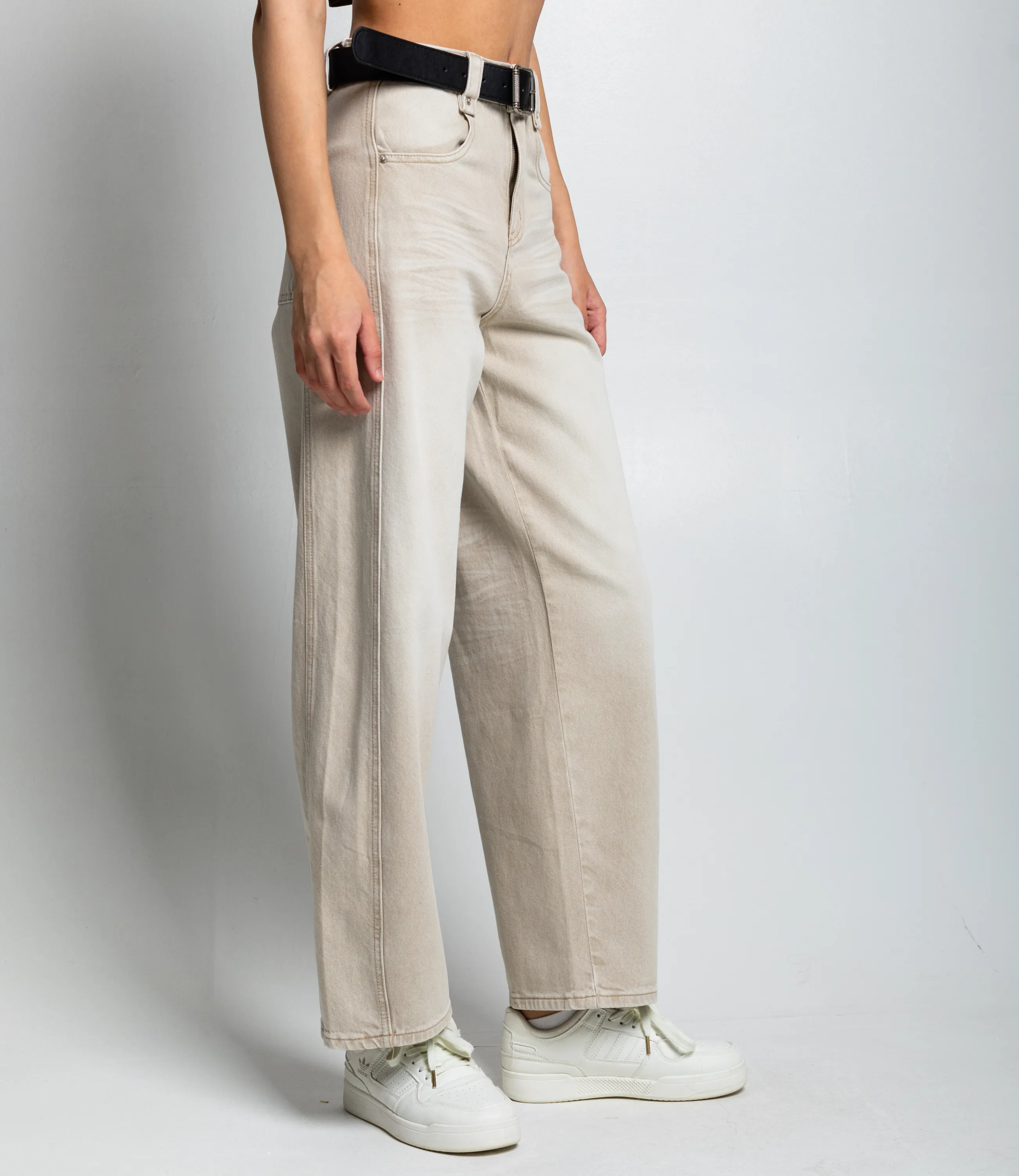 Джинсы #КТ89521, бежевый - фото 3