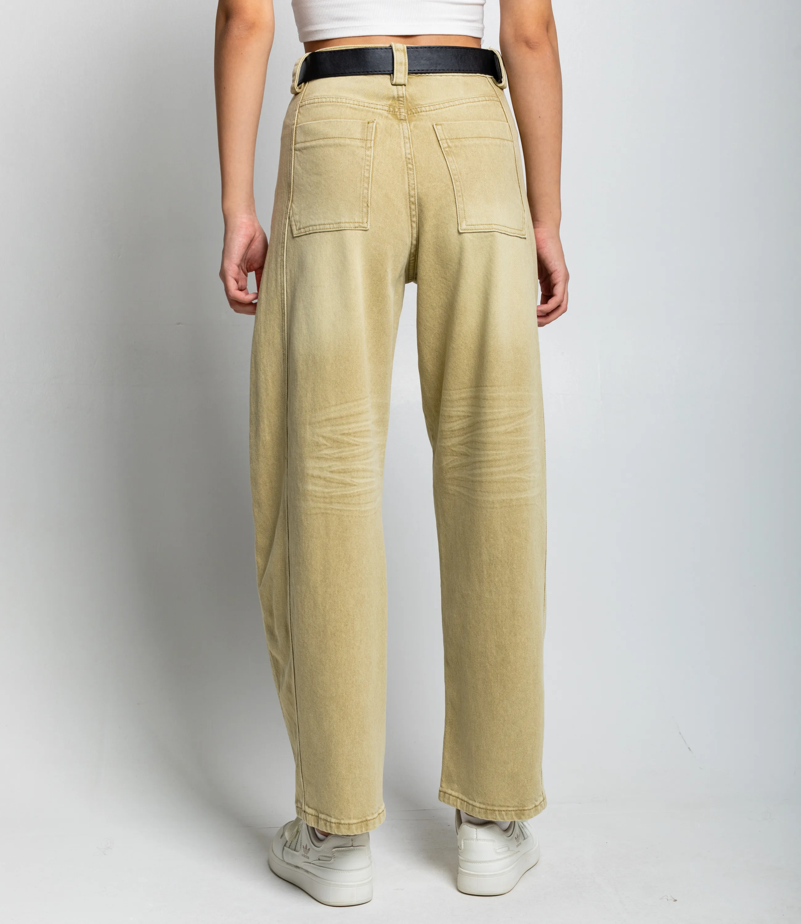 Джинсы #КТ89521, песочный - фото 4