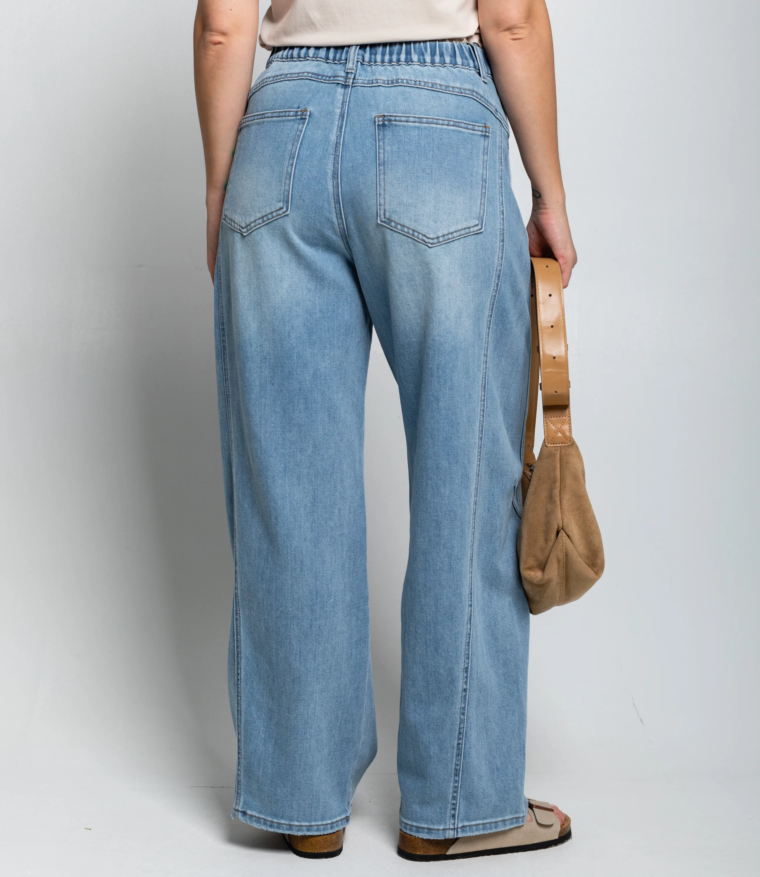 Джинсы #КТ823 (4), голубой - фото 4