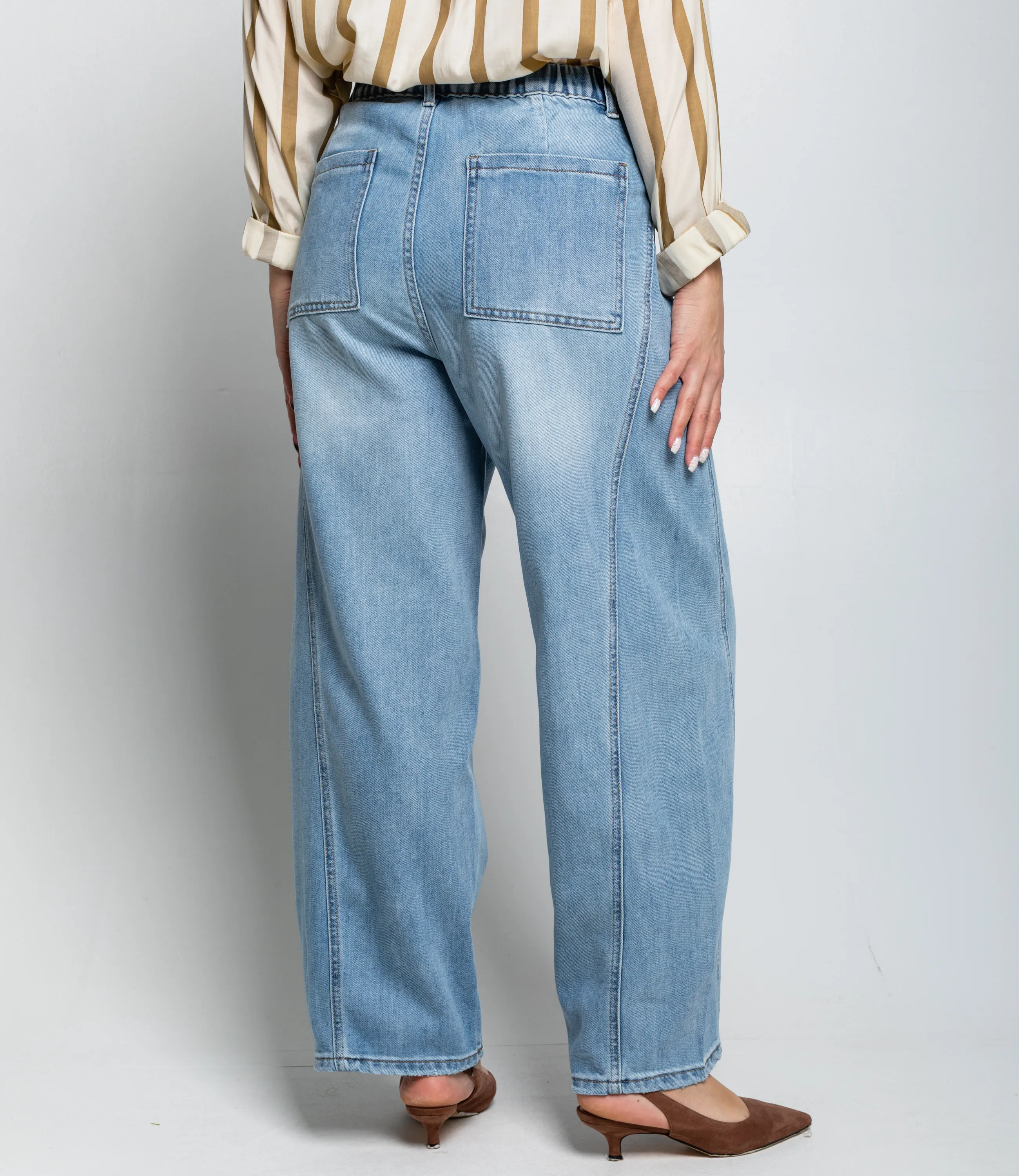 Джинсы #КТ831 (7), голубой - фото 4