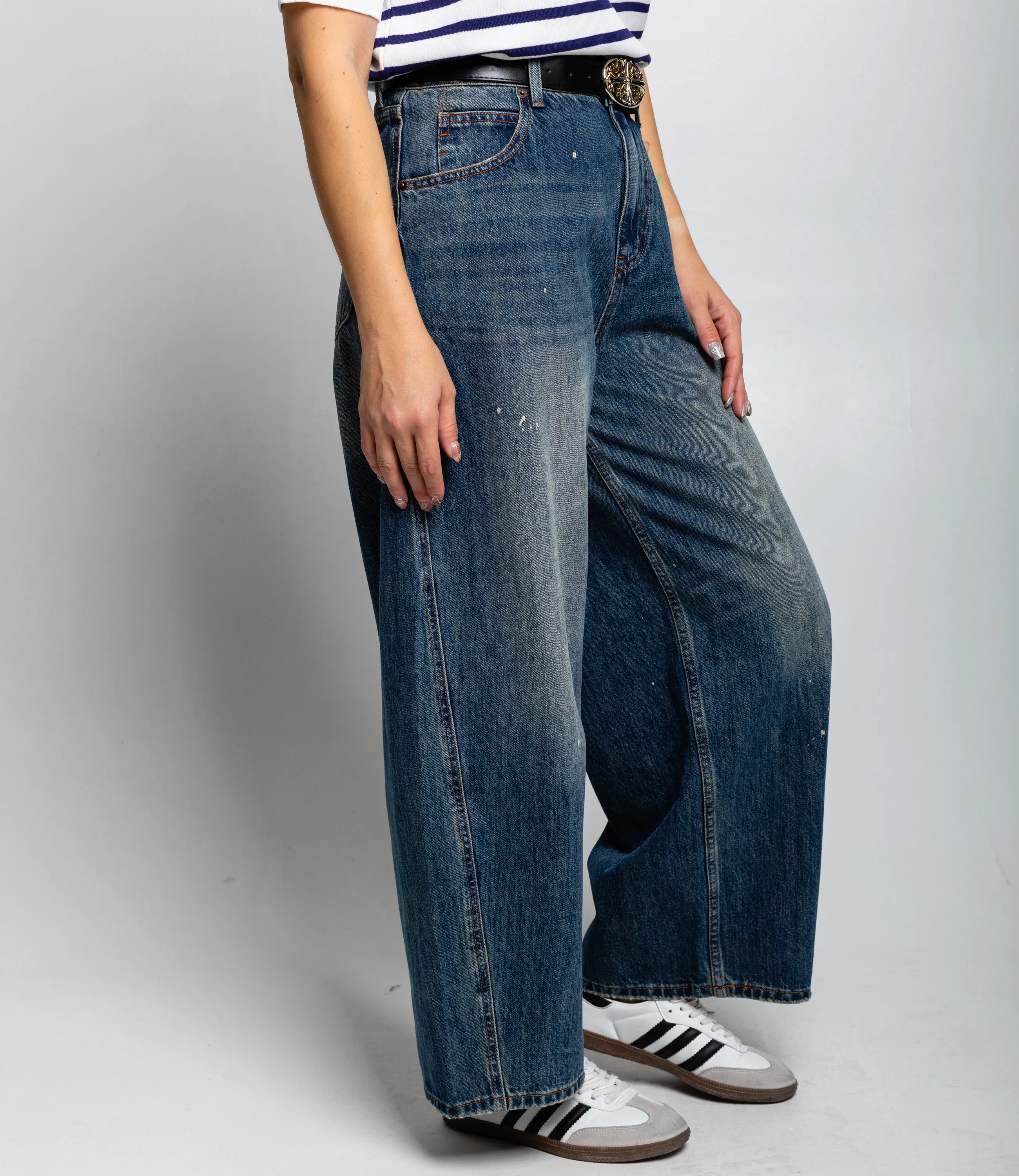 Джинсы #КТ88163, синий  - фото 3