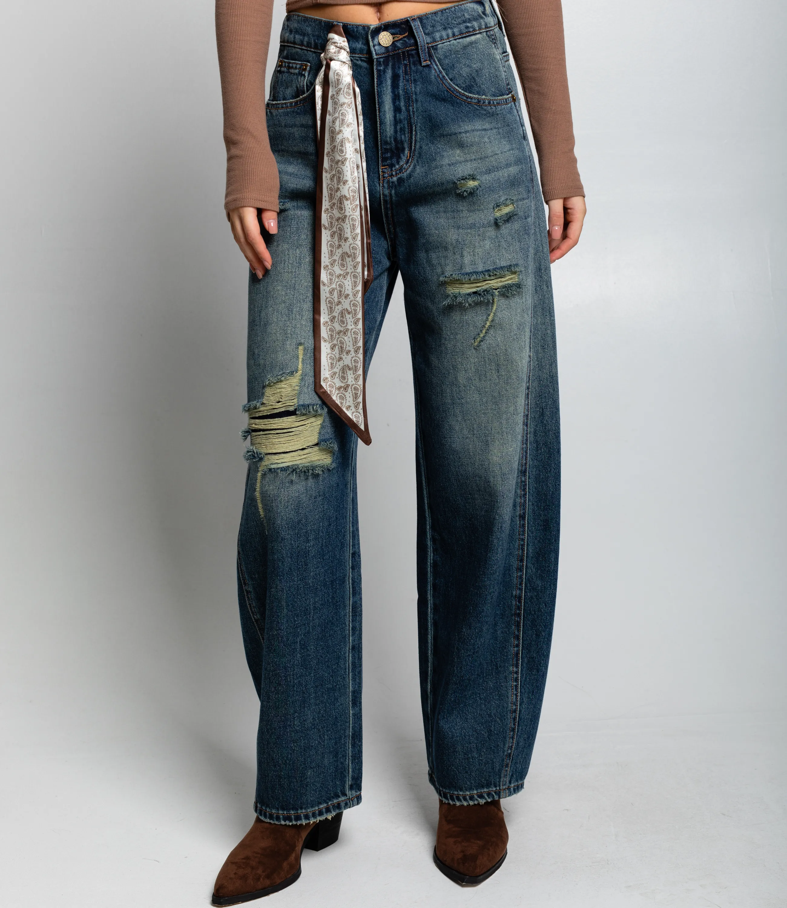 Джинсы #КТ6625 (2), синий - фото 2