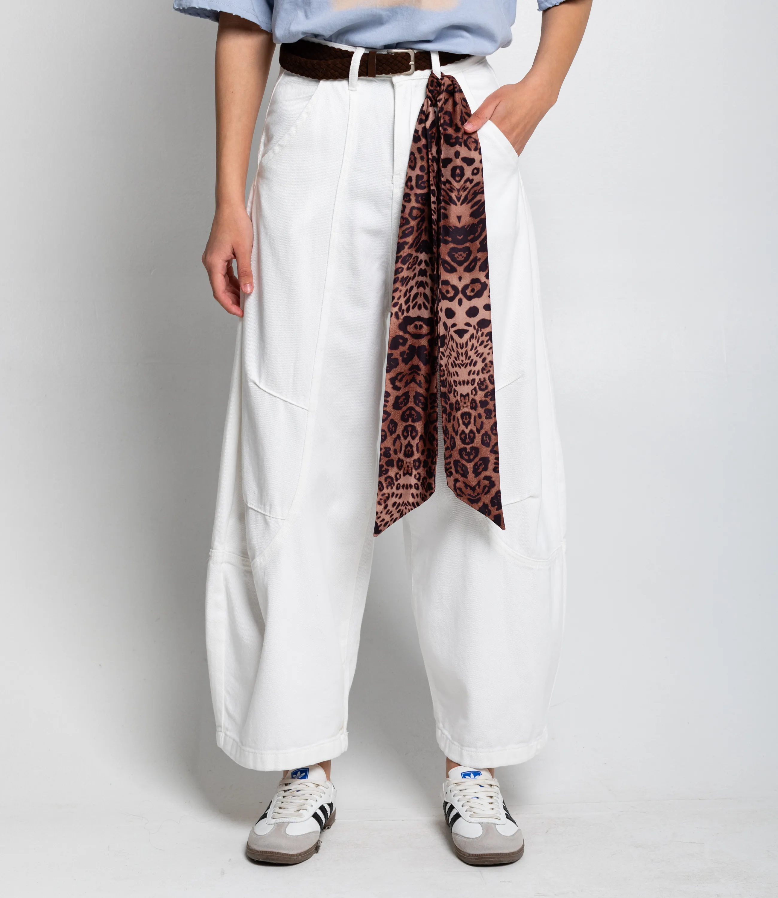 Джинсы #КТ70016, белый - фото 2