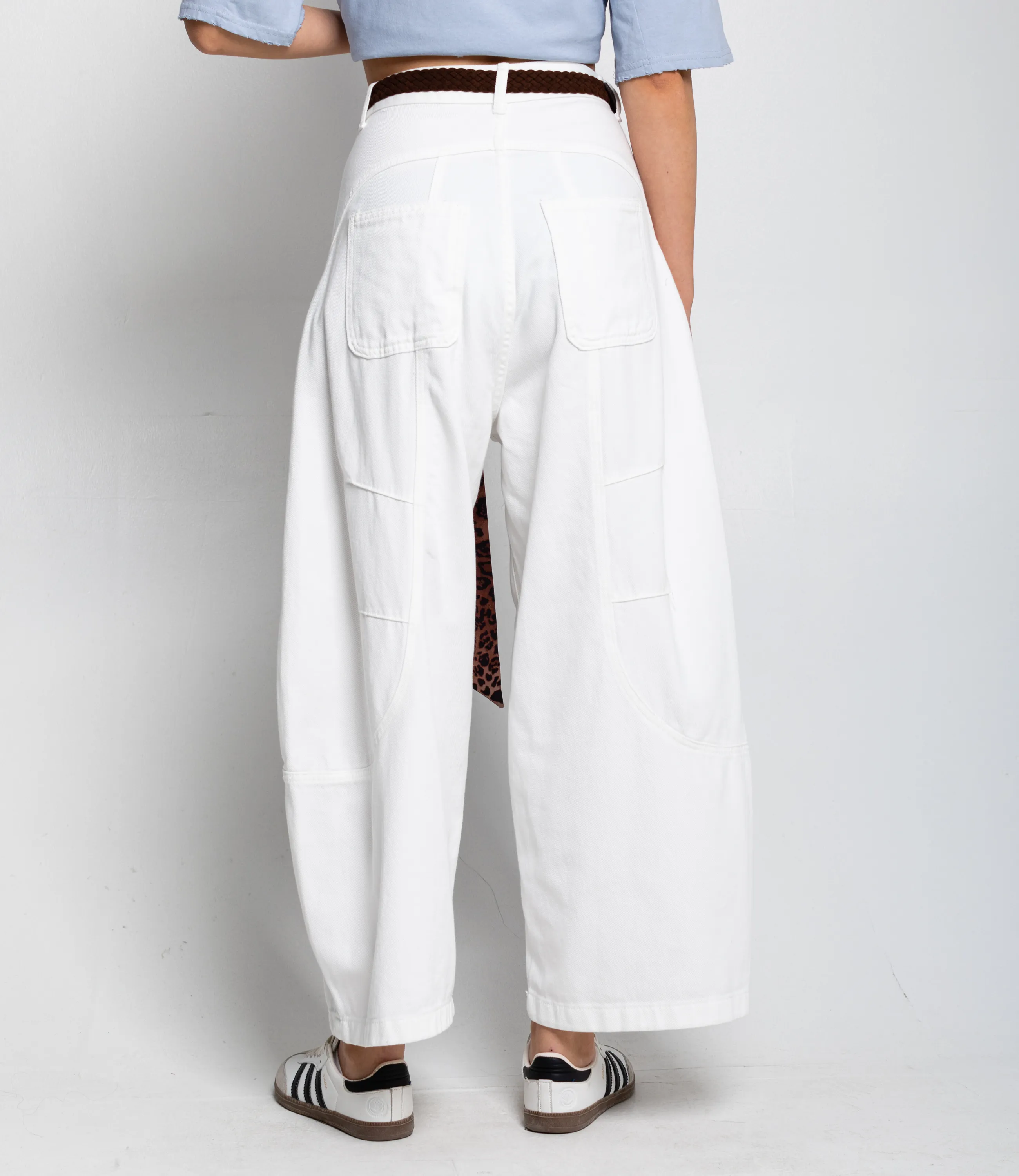 Джинсы #КТ70016, белый - фото 4