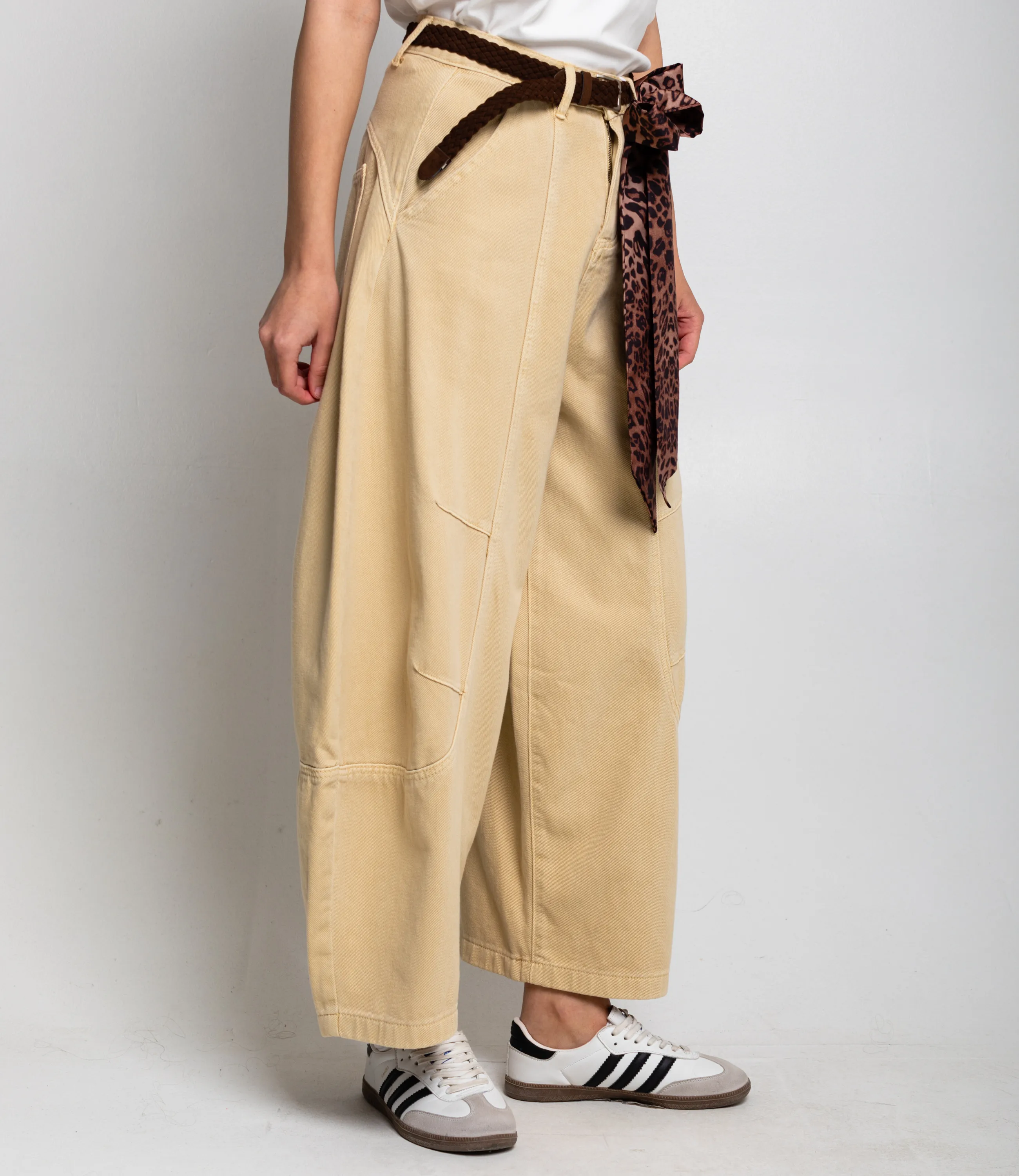 Джинсы #КТ70016, песочный - фото 3