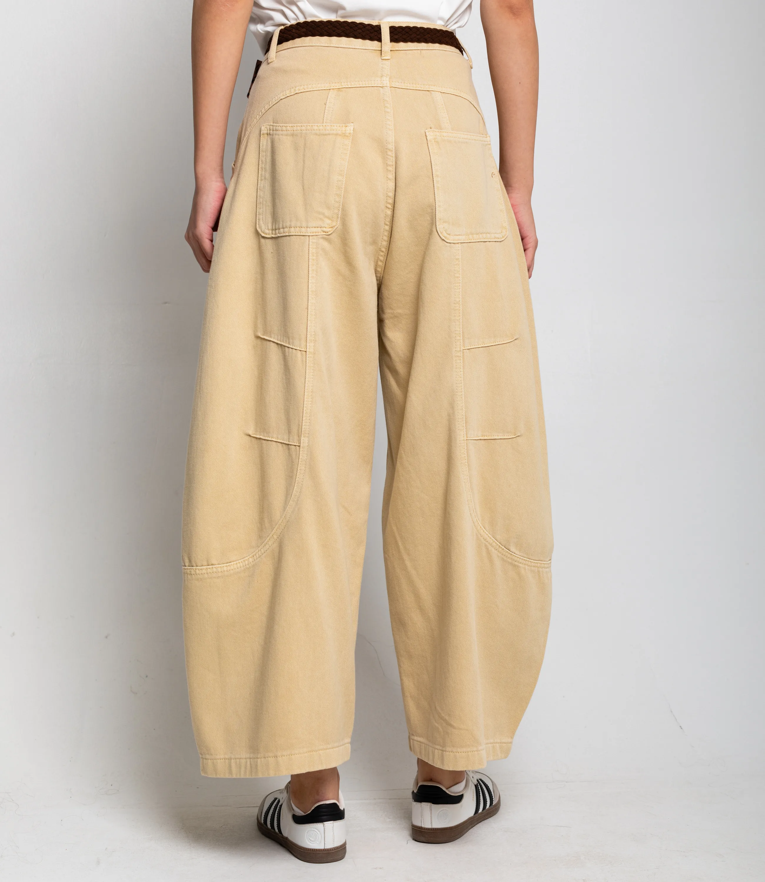 Джинсы #КТ70016, песочный - фото 4