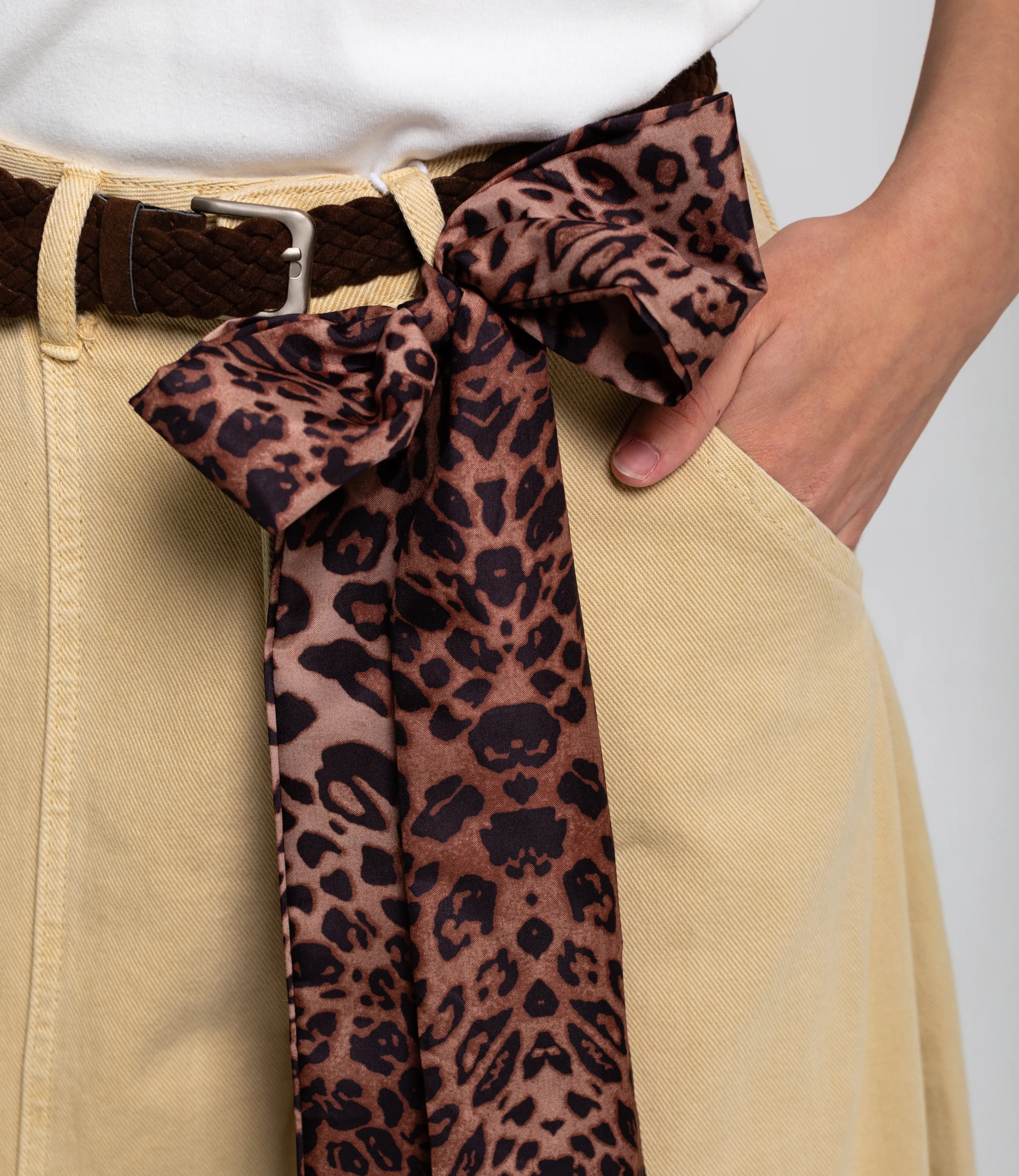 Джинсы #КТ70016, песочный - фото 5