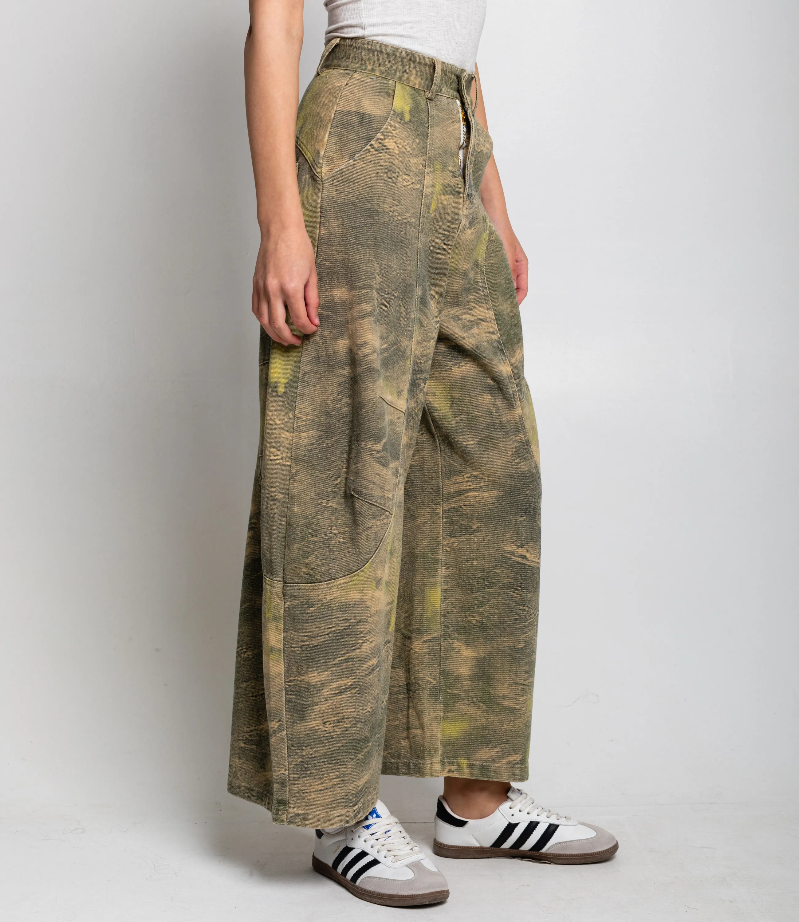 Джинсы #КТ625 (2), хаки - фото 3