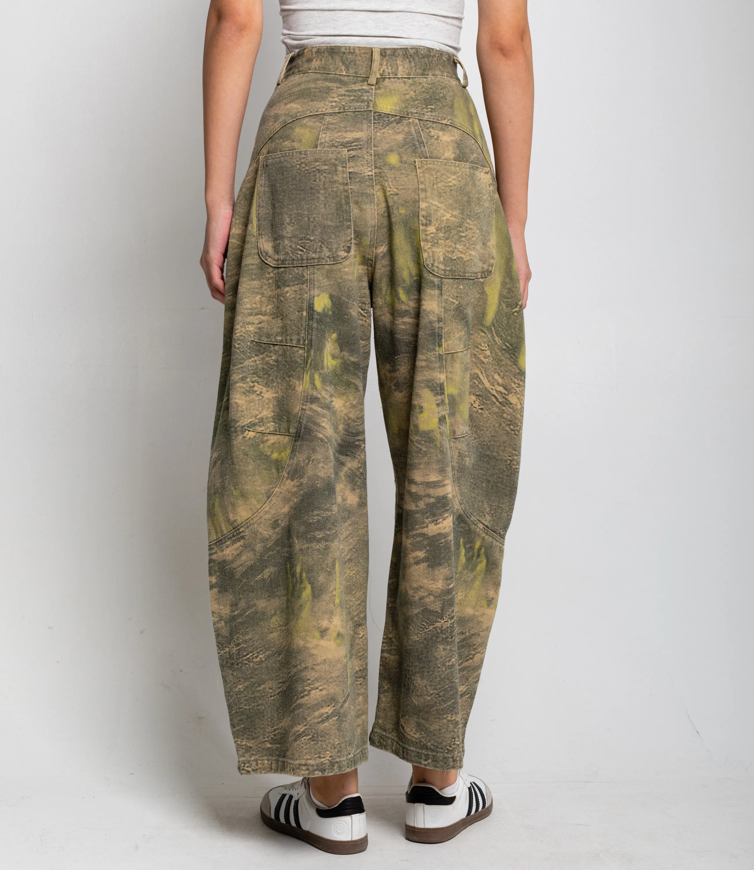 Джинсы #КТ625 (2), хаки - фото 4