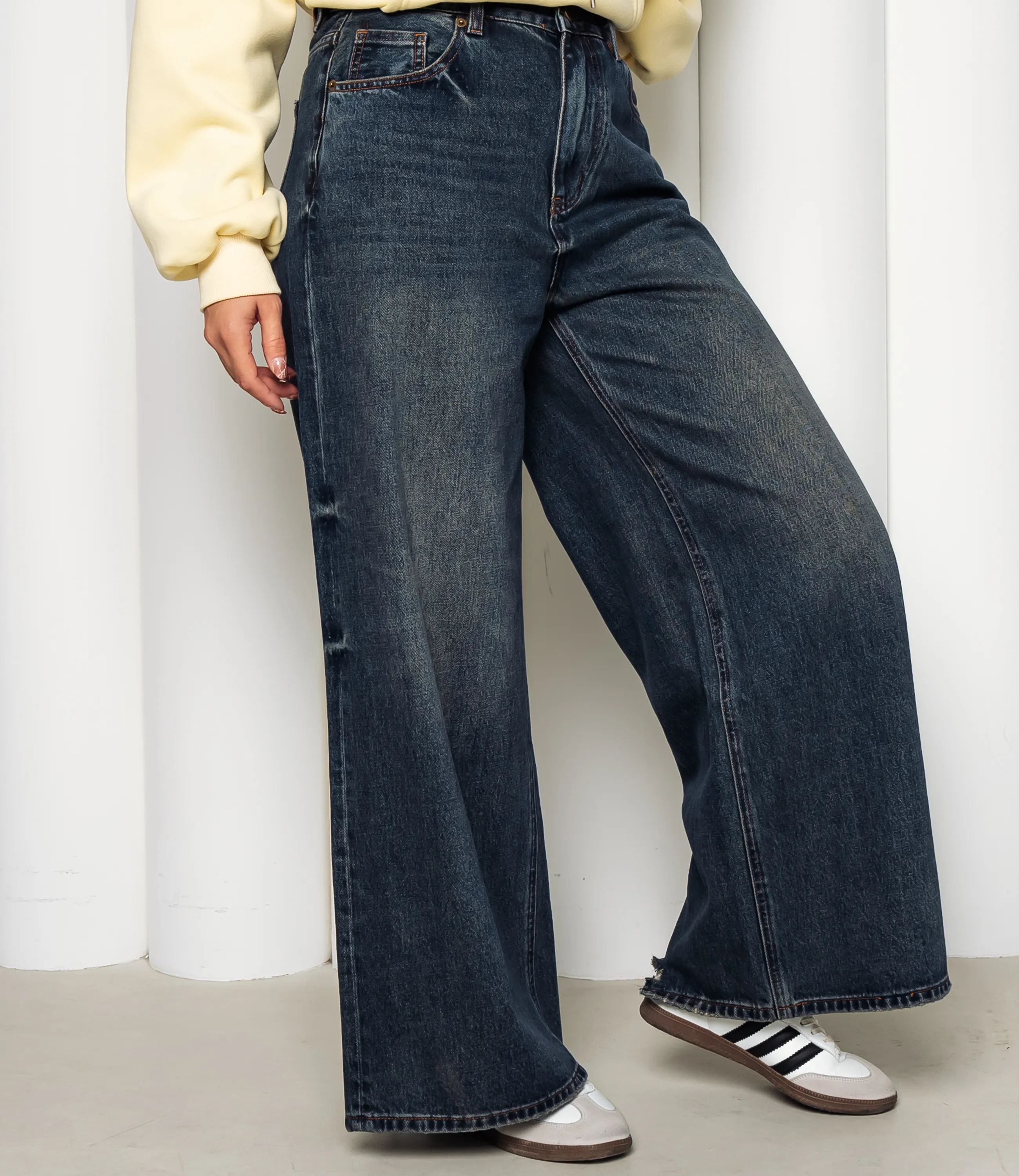 Джинсы #КТ88113, синий - фото 3