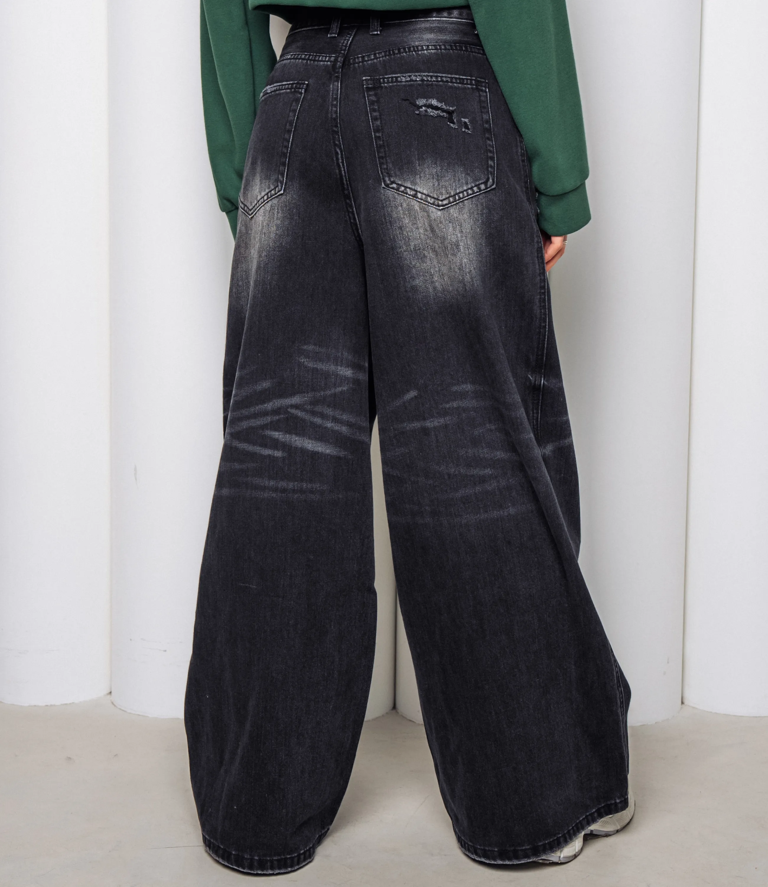 Джинсы #КТ2691 (1), чёрный - фото 4