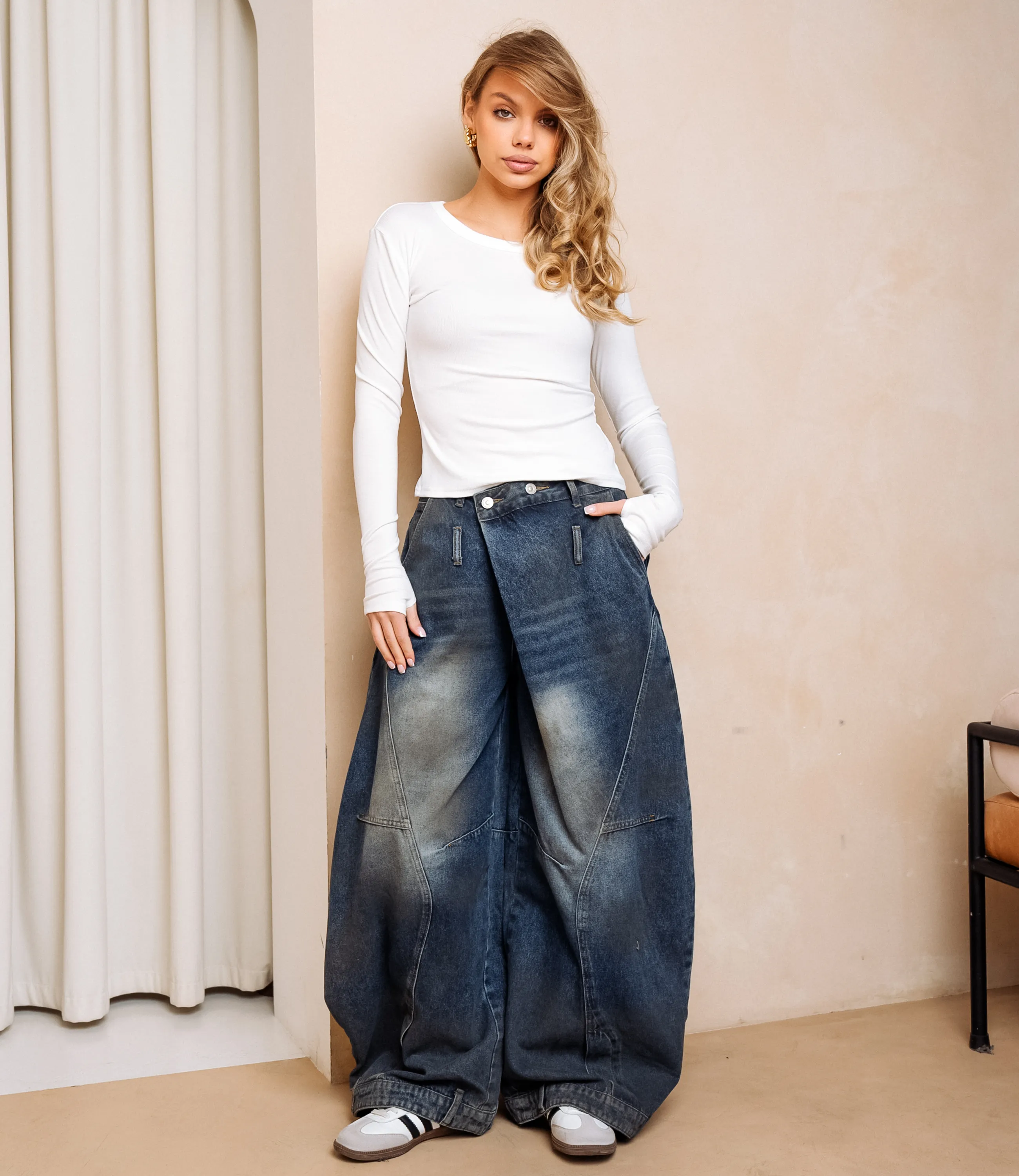 Джинсы #КТ3975, синий - фото 1