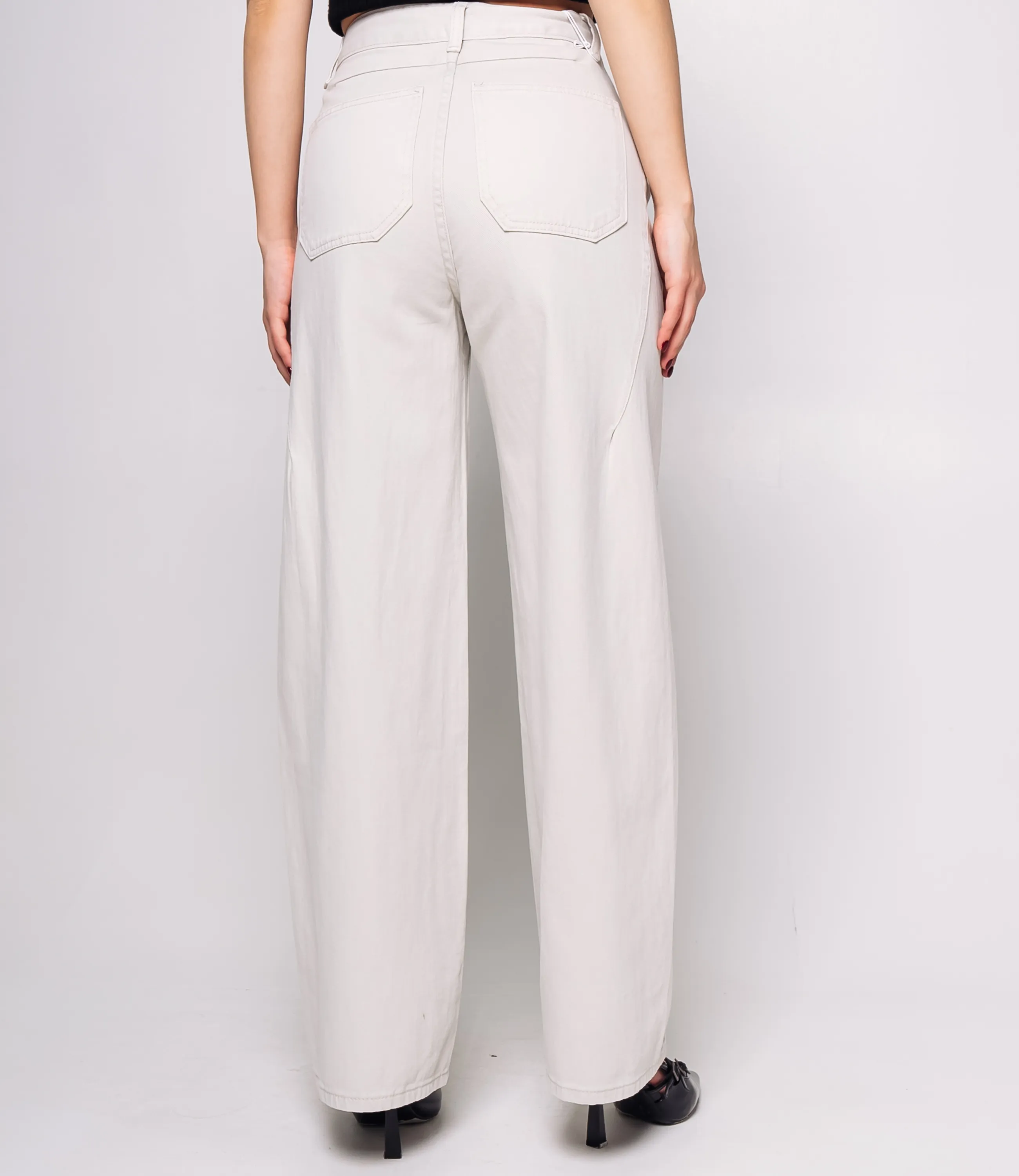 Джинсы #КТ9612, светло-серый - фото 4