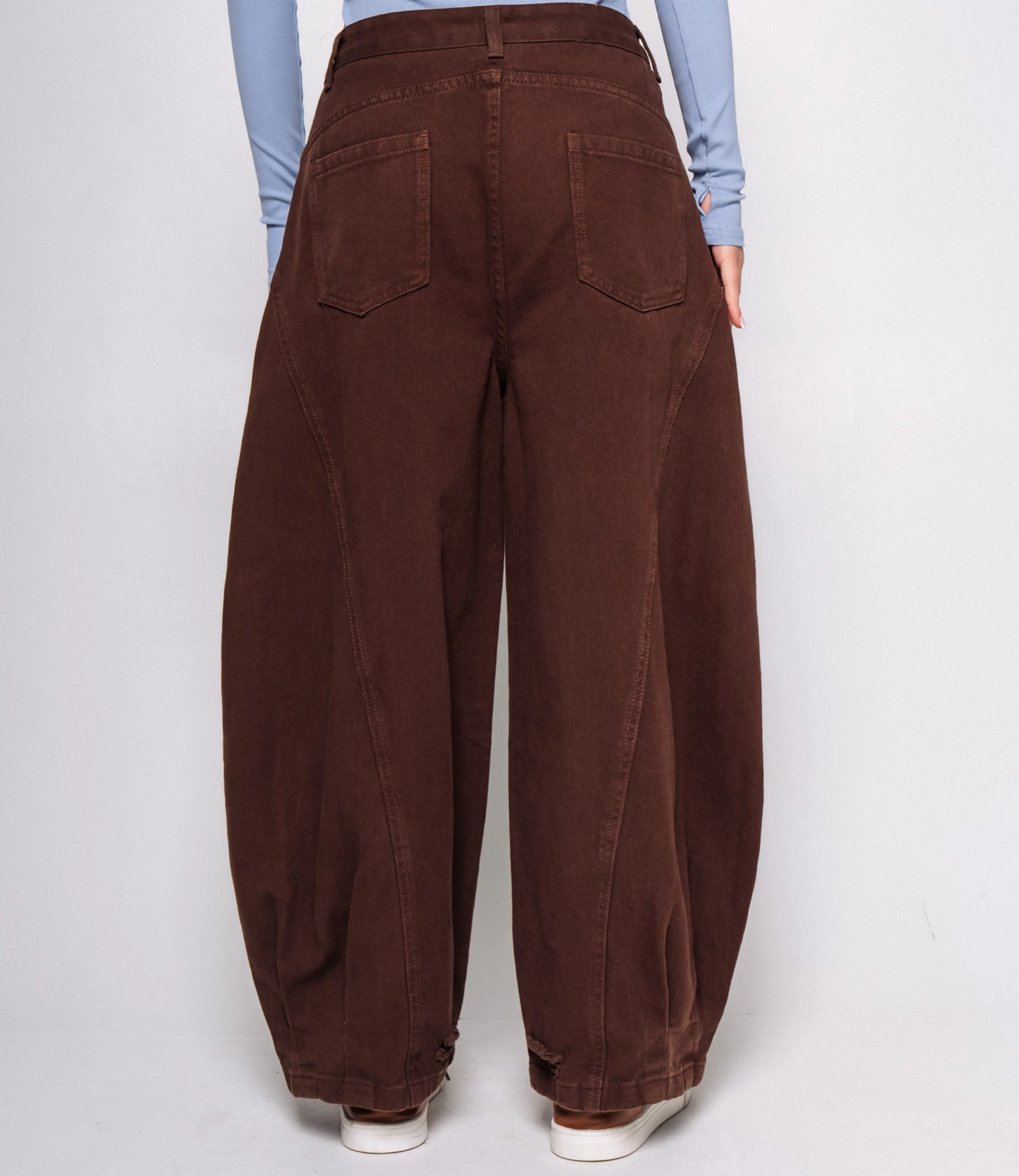 Джинсы #КТ3953 (1), шоколадный - фото 4