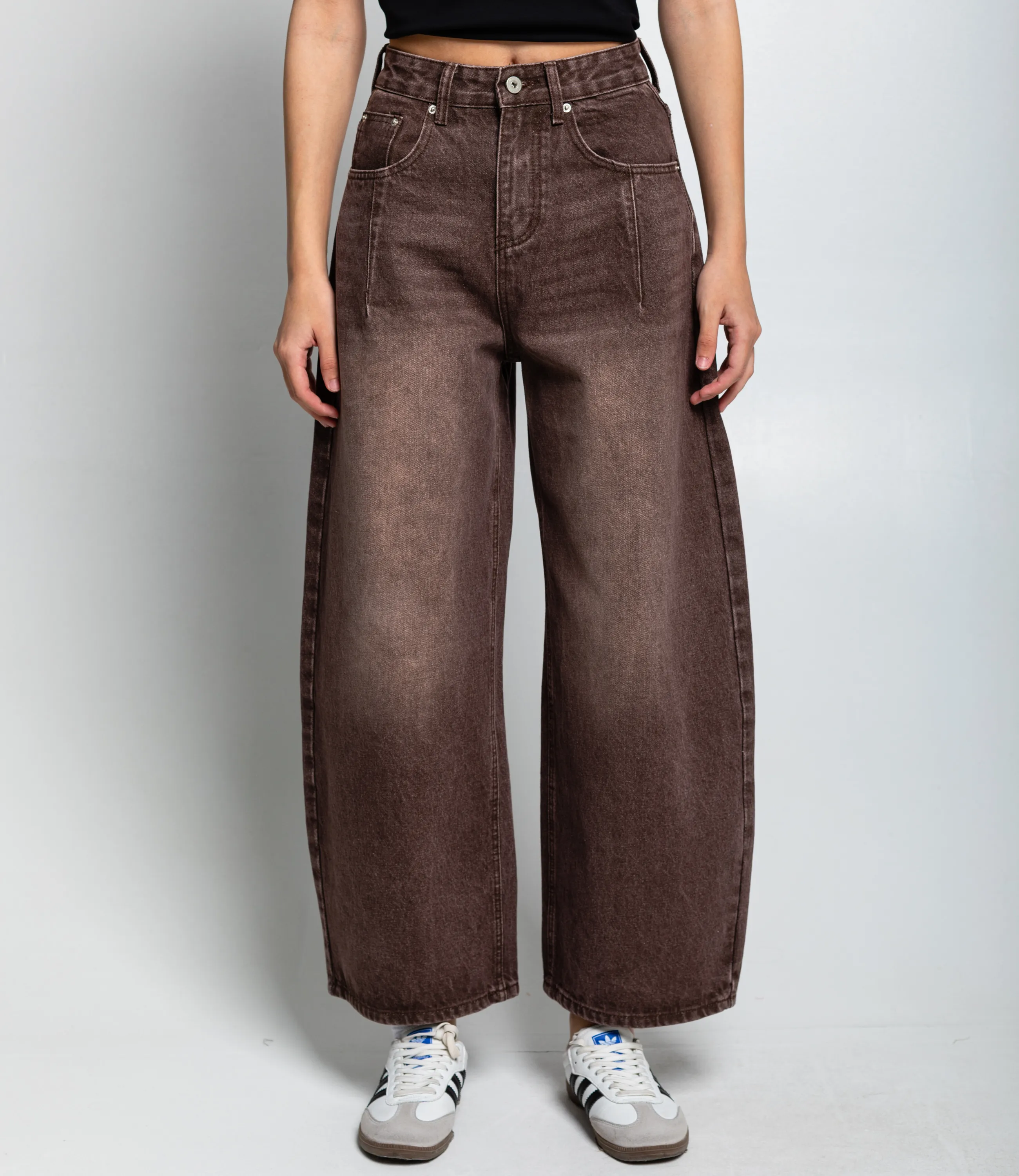 Джинсы #КТ8895 (2), коричневый - фото 2