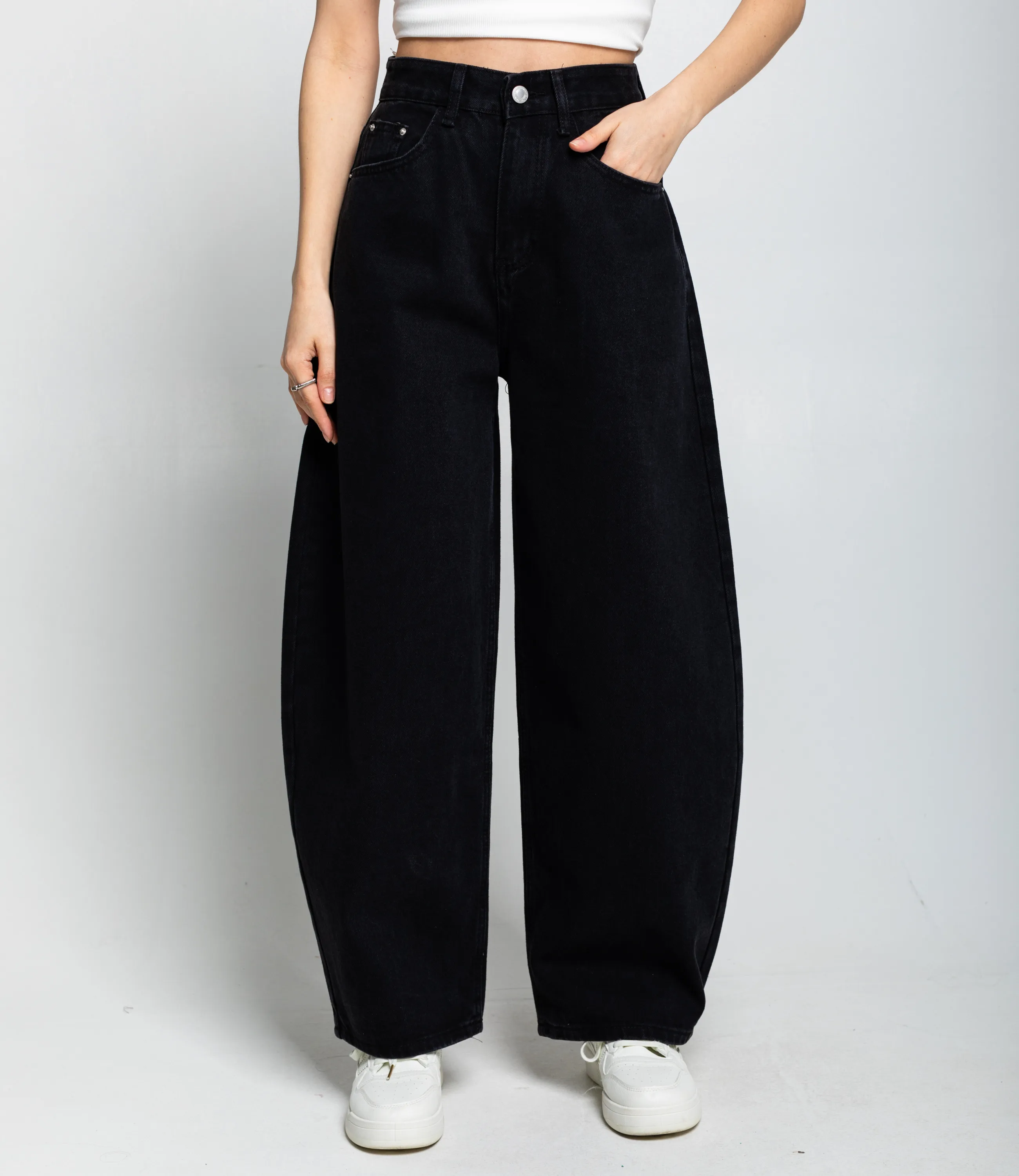 Джинсы #КТ61926, чёрный - фото 2