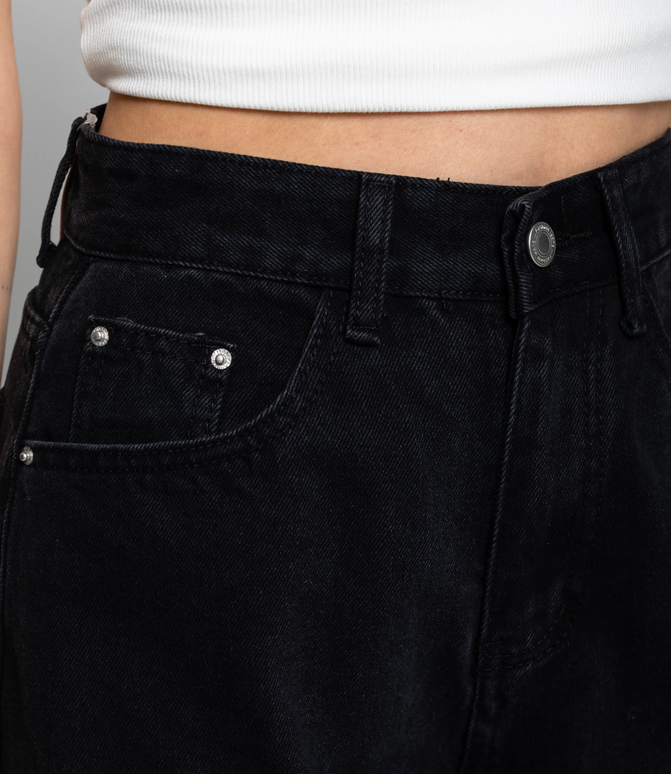 Джинсы #КТ61926, чёрный - фото 5