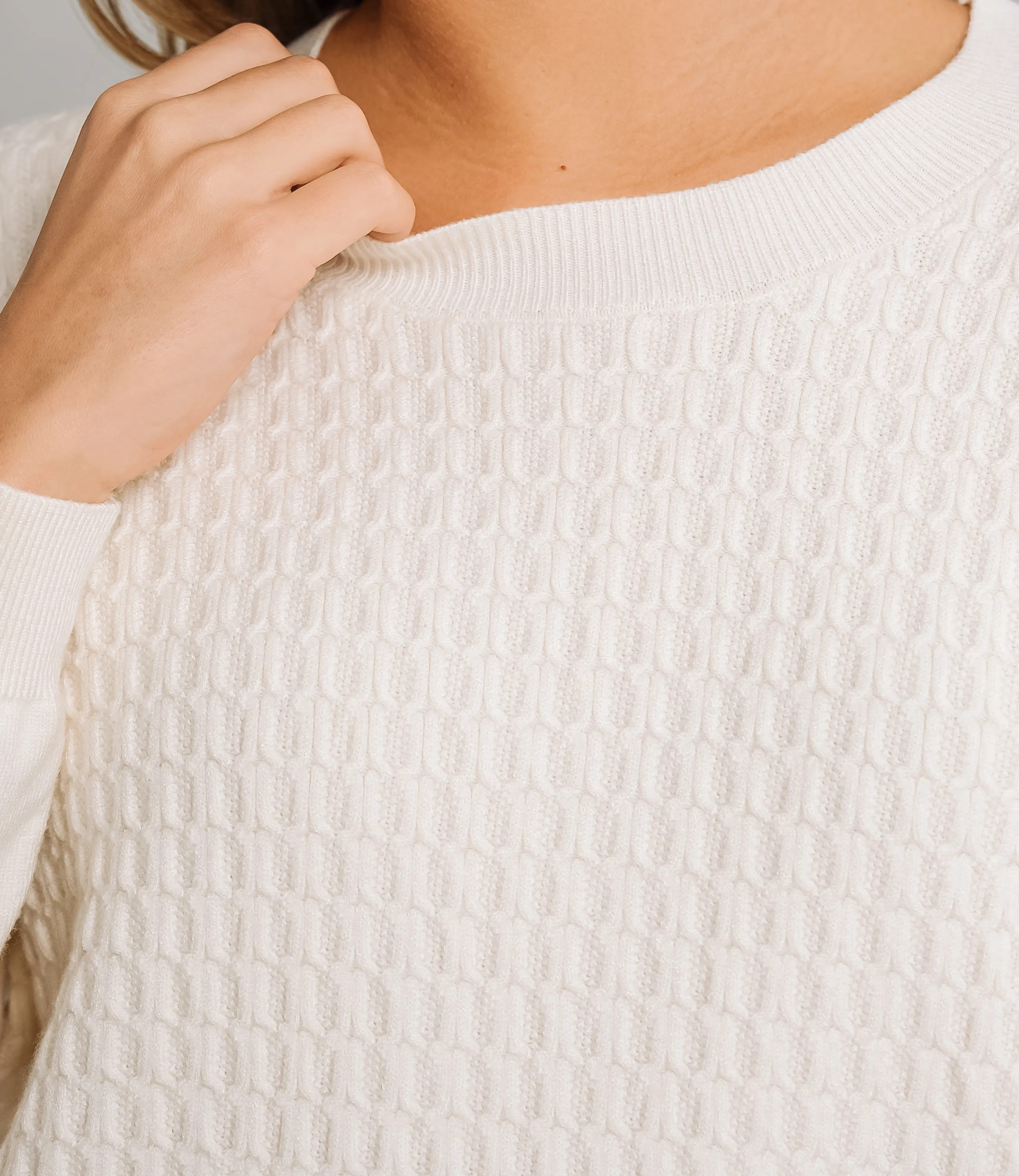 Джемпер #КТ24069, кремовый - фото 5