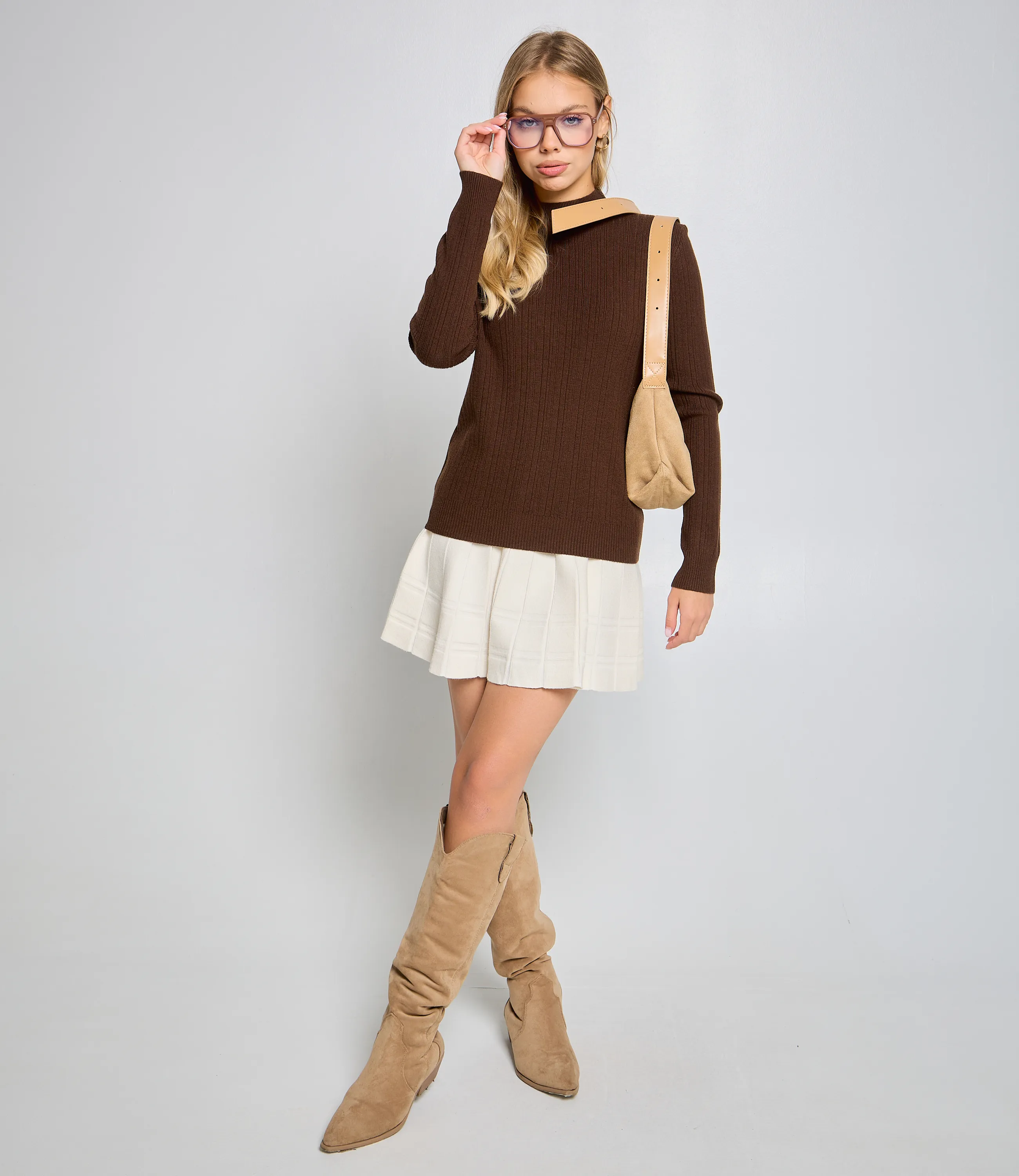 Водолазка #КТ9022 (1), шоколадный - фото 4