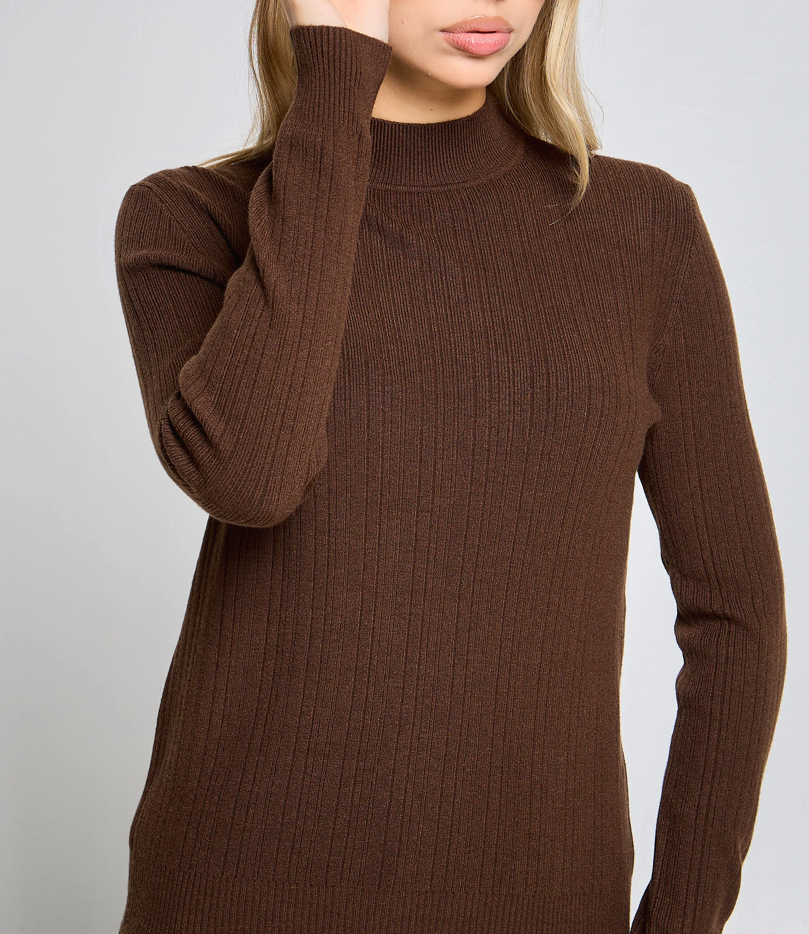 Водолазка #КТ9022 (1), шоколадный - фото 5