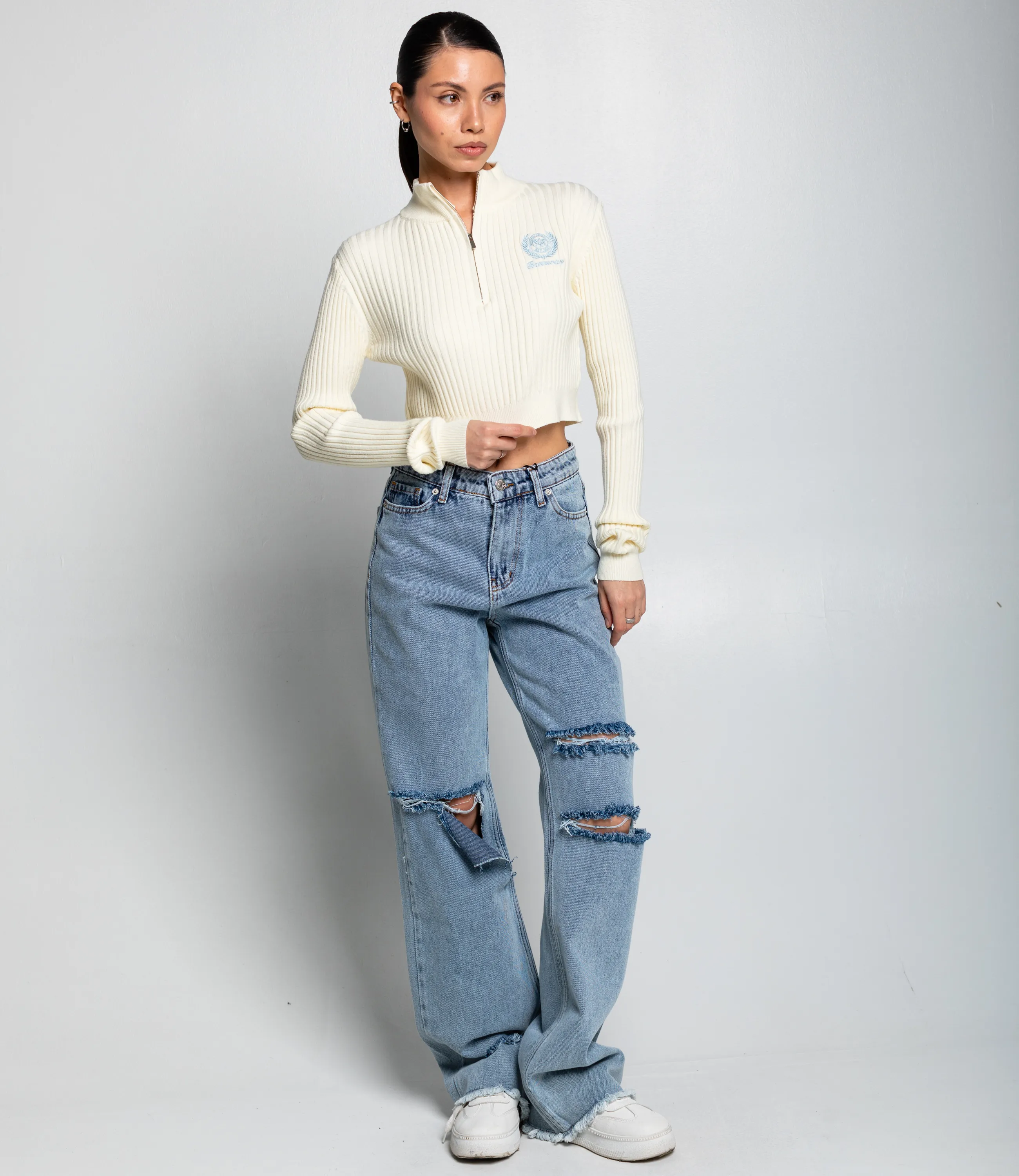 Джемпер #КТ1228, кремовый - фото 4