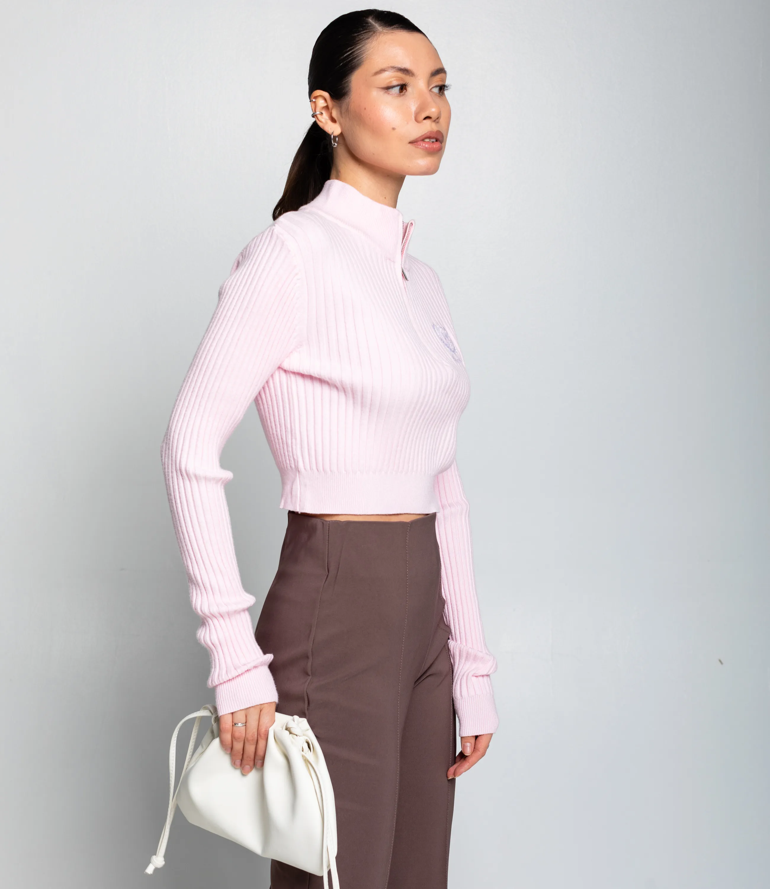 Джемпер #КТ1228, светло-розовый - фото 2