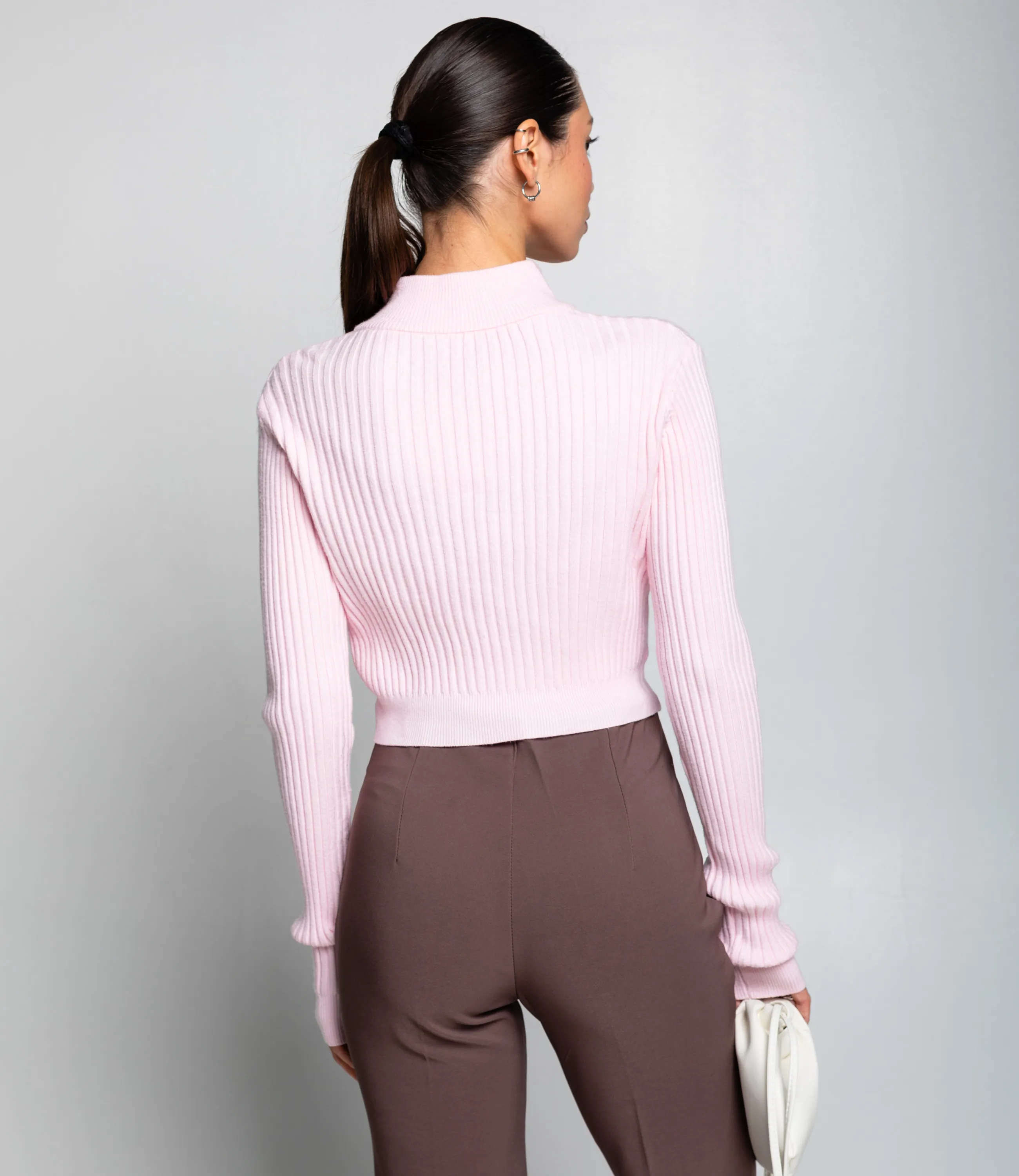 Джемпер #КТ1228, светло-розовый - фото 3