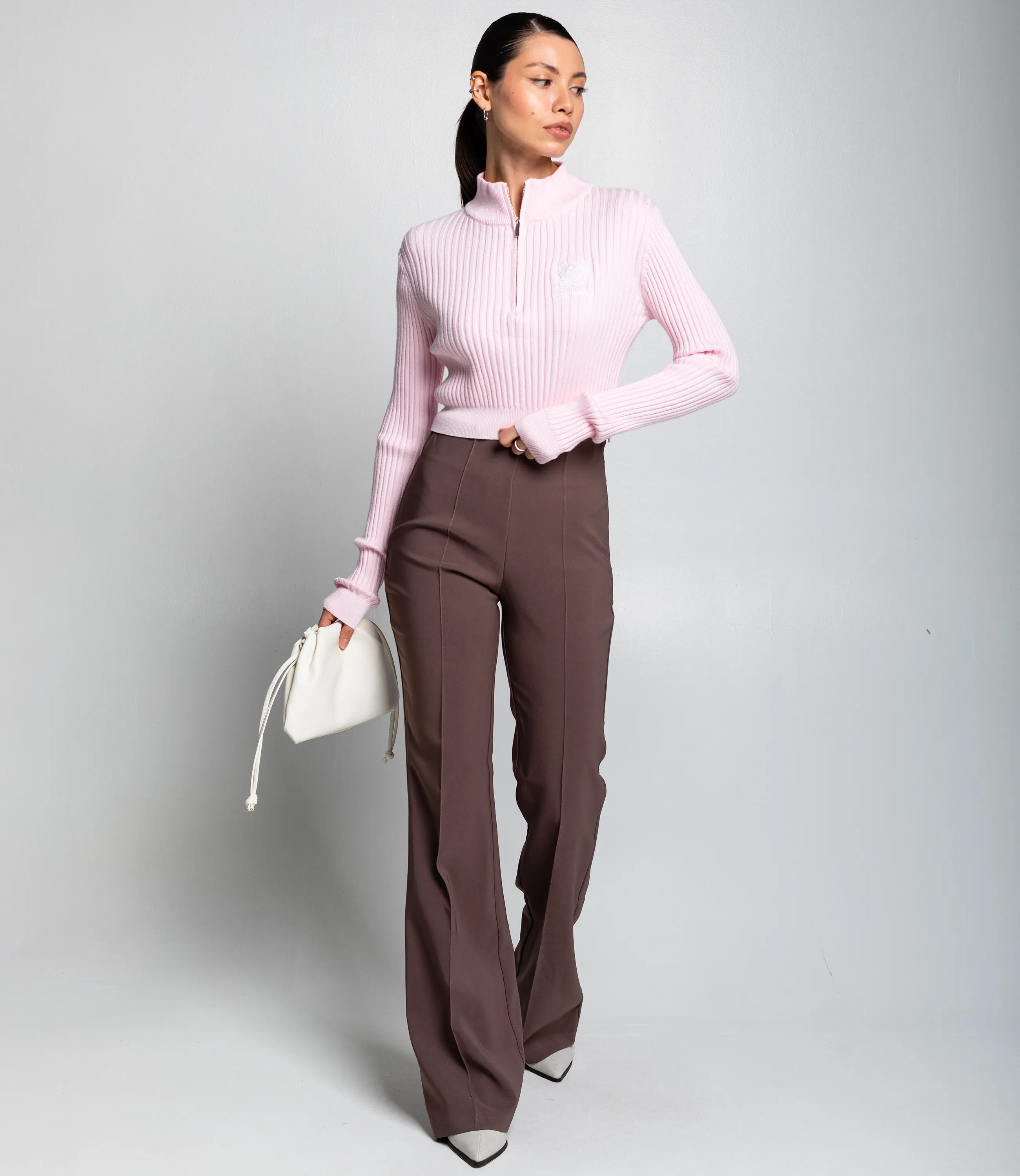 Джемпер #КТ1228, светло-розовый - фото 4