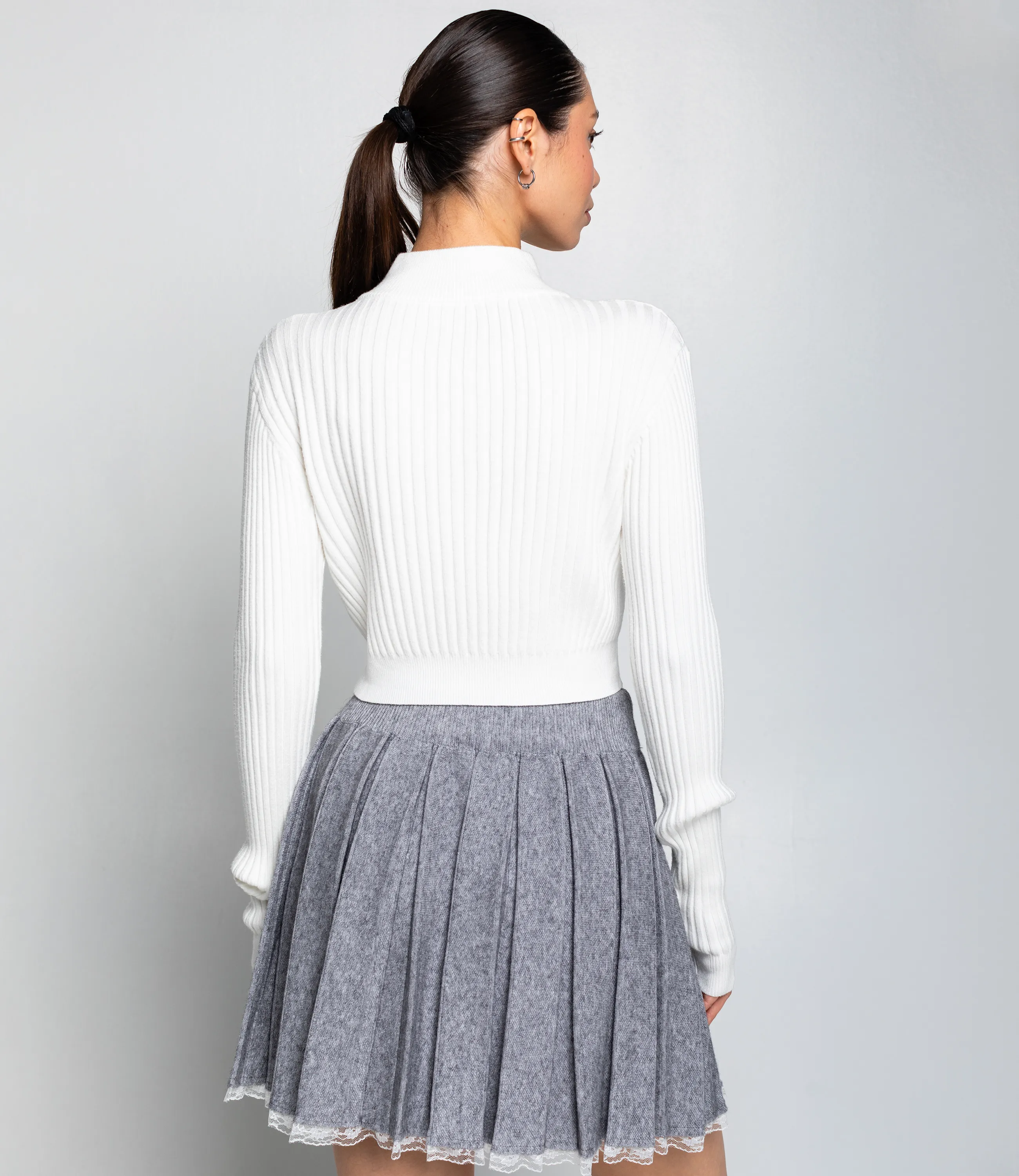 Джемпер #КТ1228, белый - фото 3