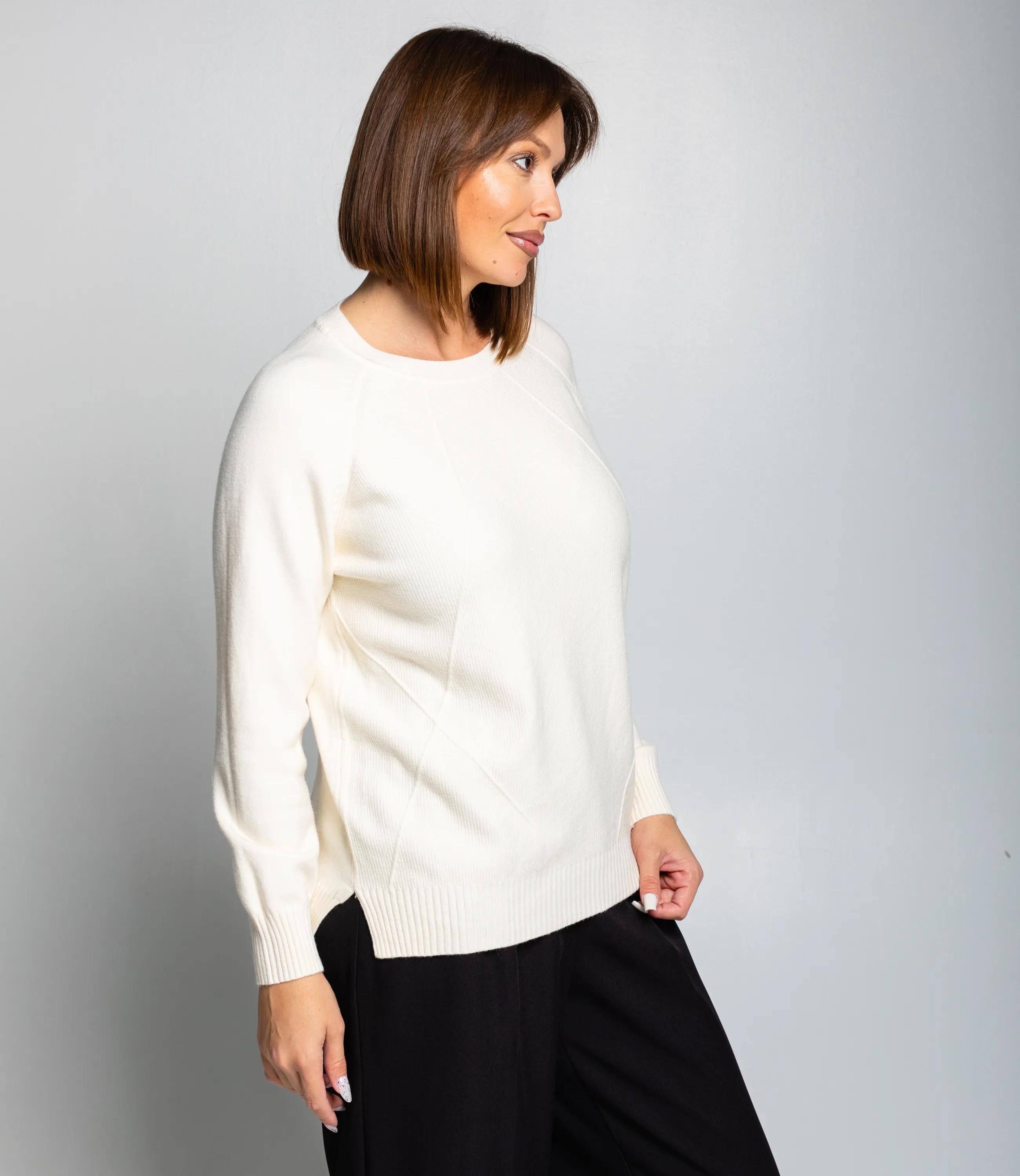 Джемпер #КТ8066, кремовый - фото 2