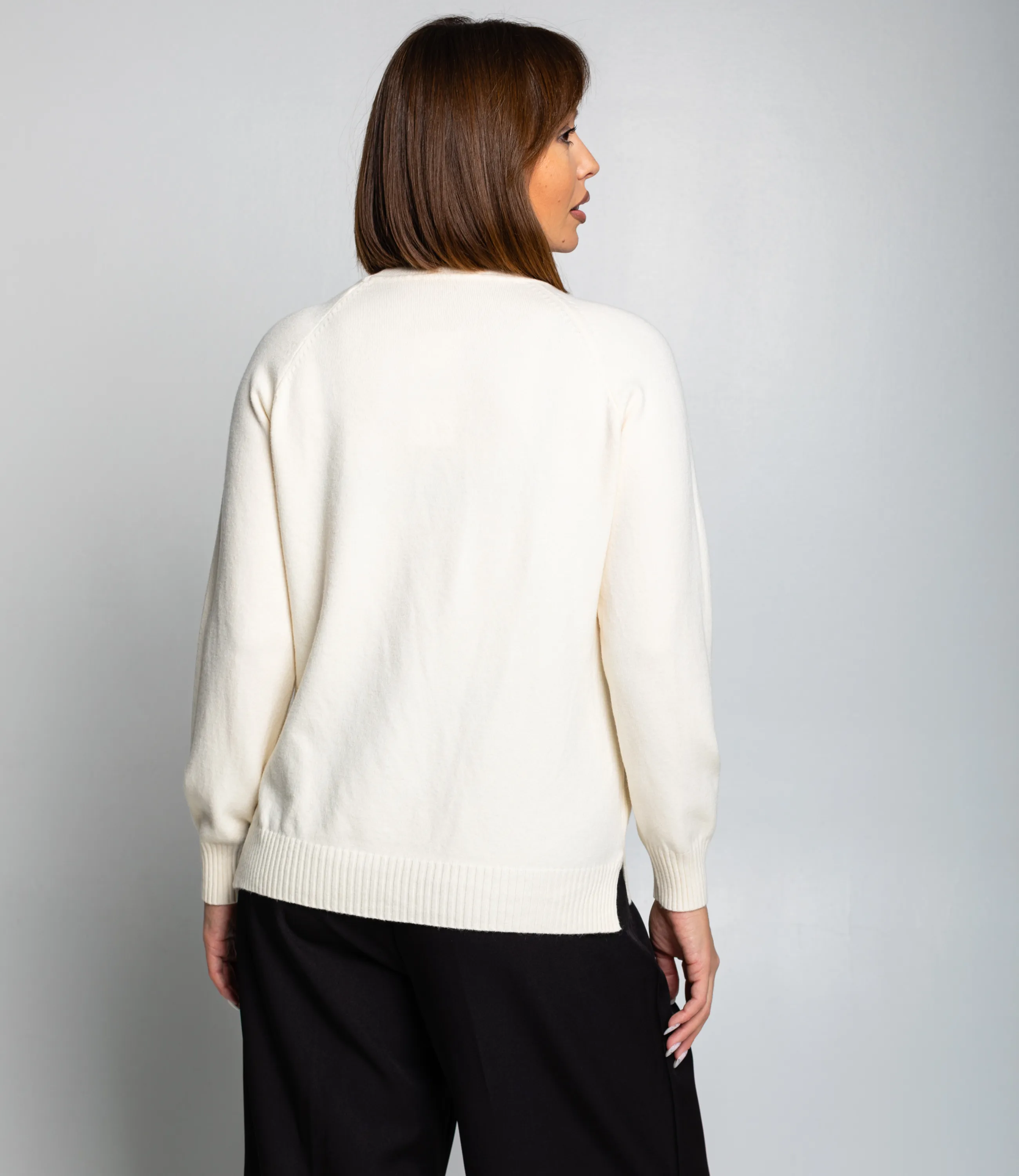 Джемпер #КТ8066, кремовый - фото 3