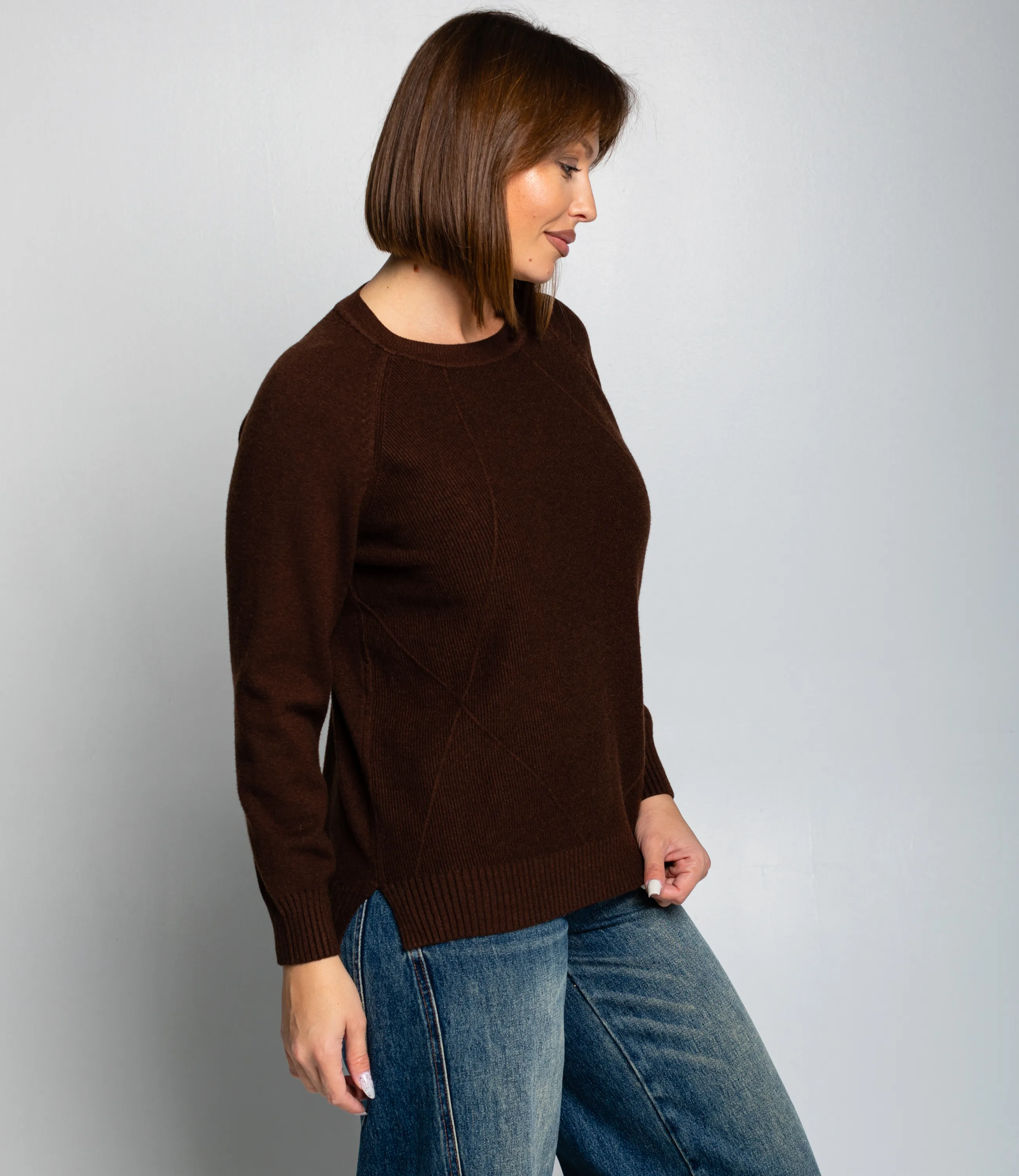 Джемпер #КТ8066, шоколадный - фото 2