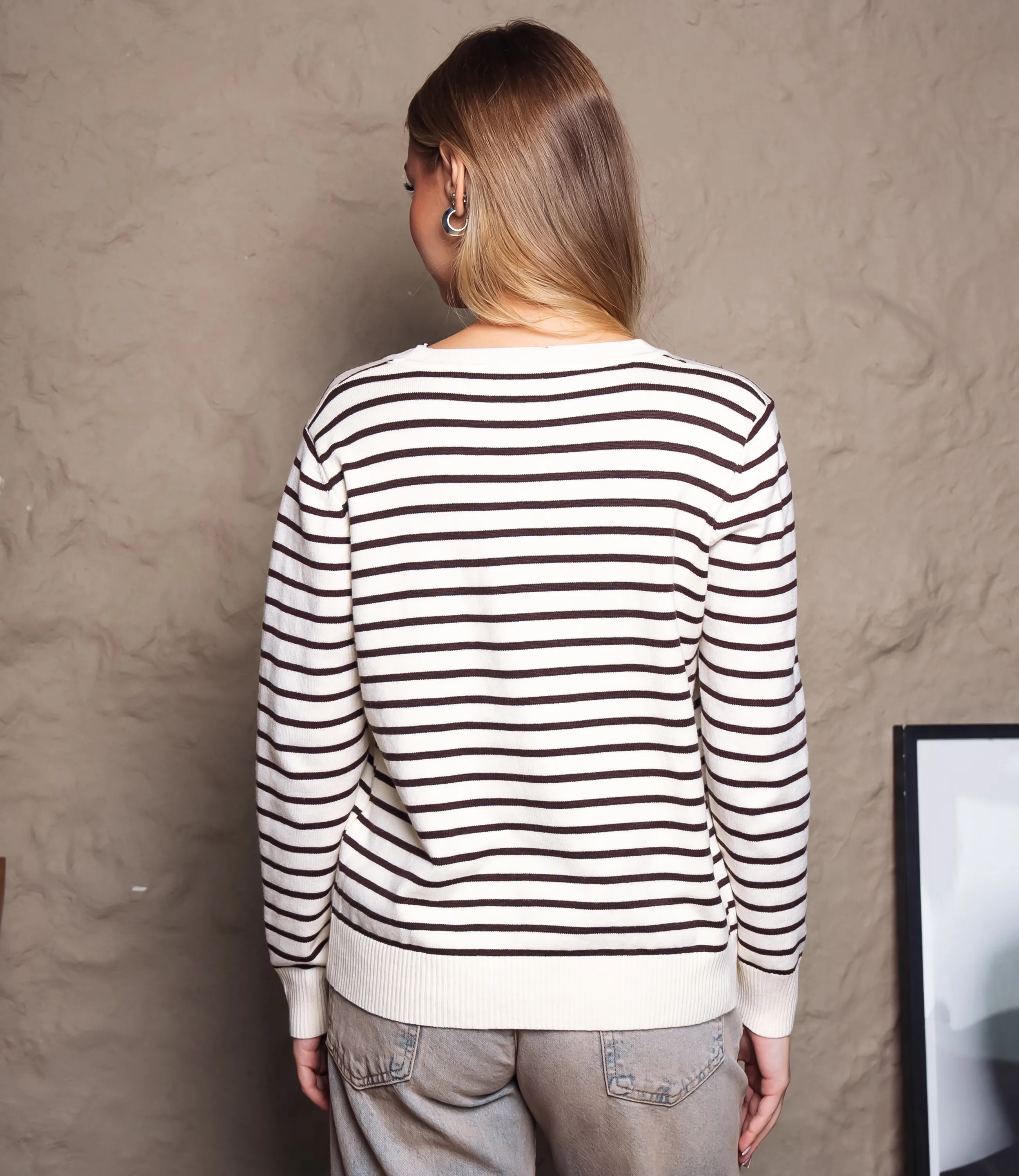 Джемпер #КТ712, кремовый - фото 3