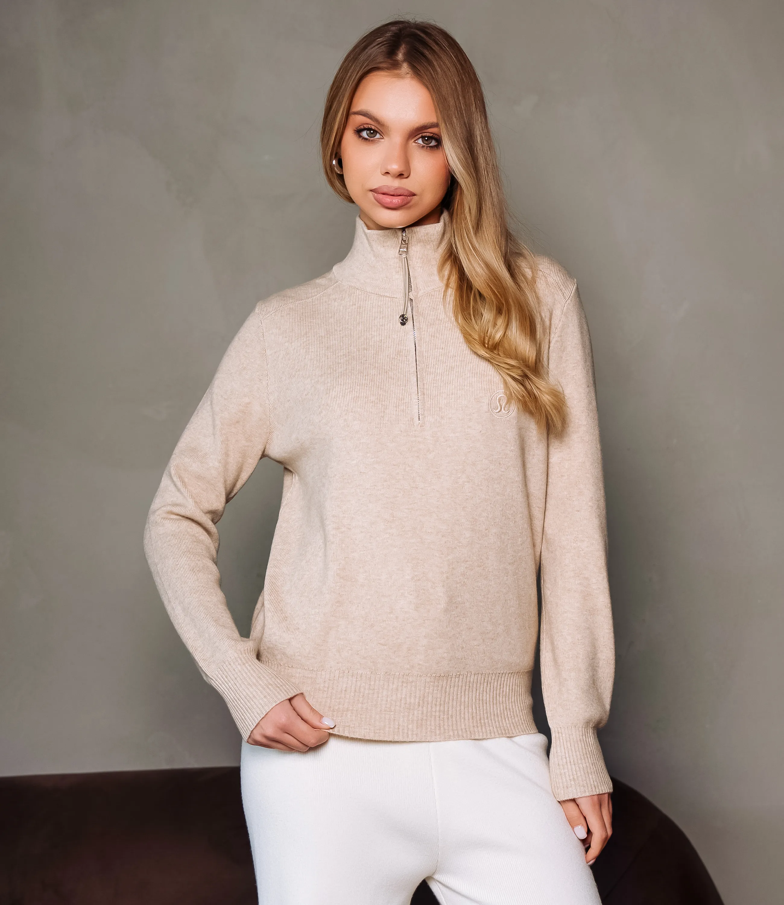 Джемпер #КТ8042 (2), бежевый - фото 1