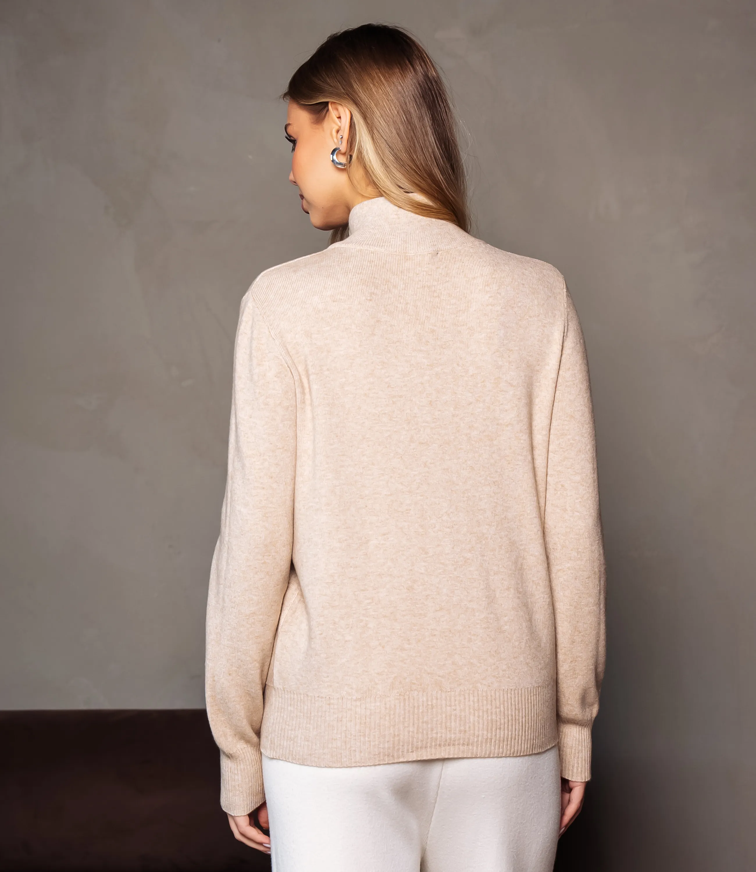 Джемпер #КТ8042 (2), бежевый - фото 3