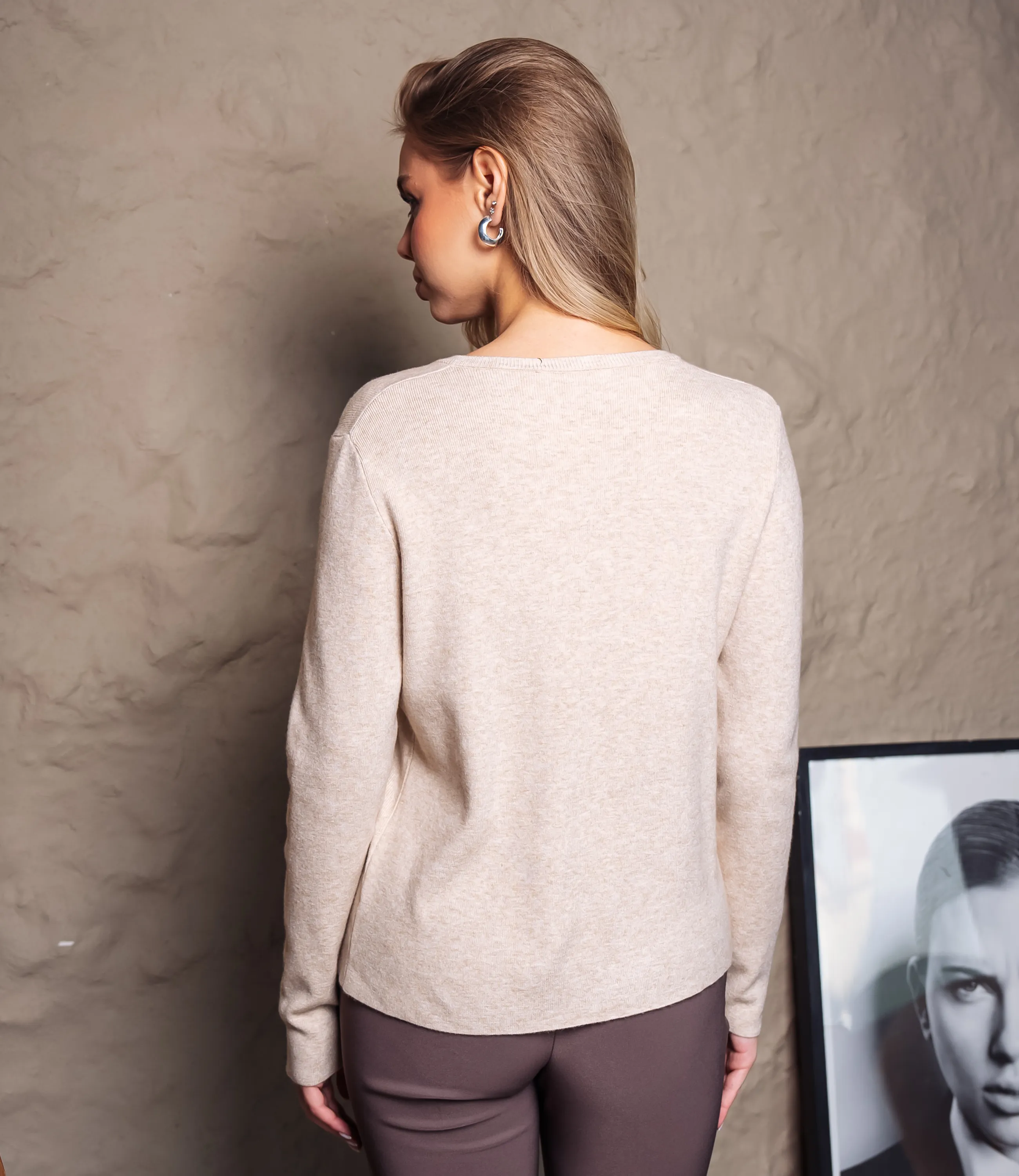 Кардиган #КТ9055 (2), бежевый - фото 3