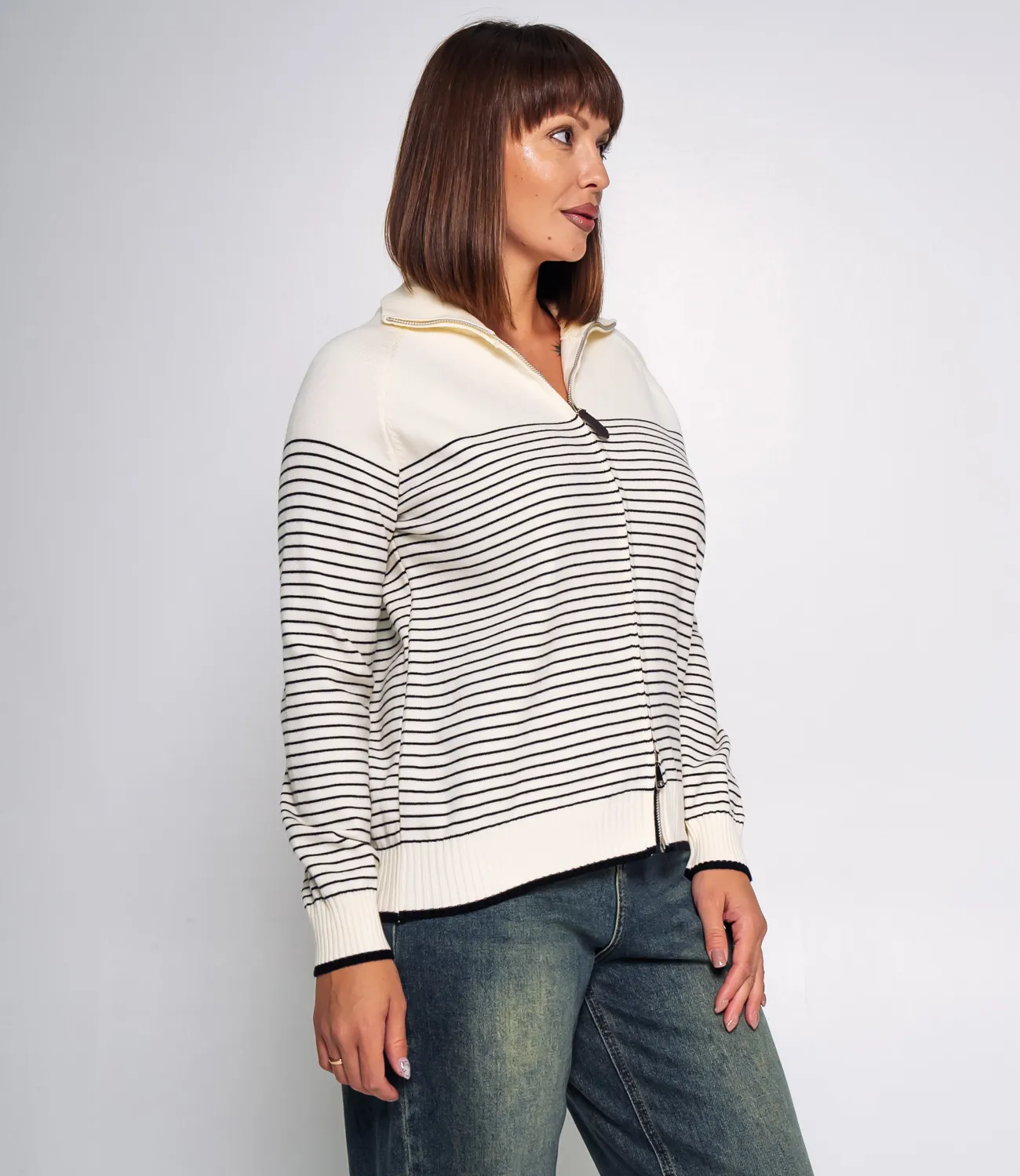 Джемпер #КТ3021 (1), кремовый - фото 2