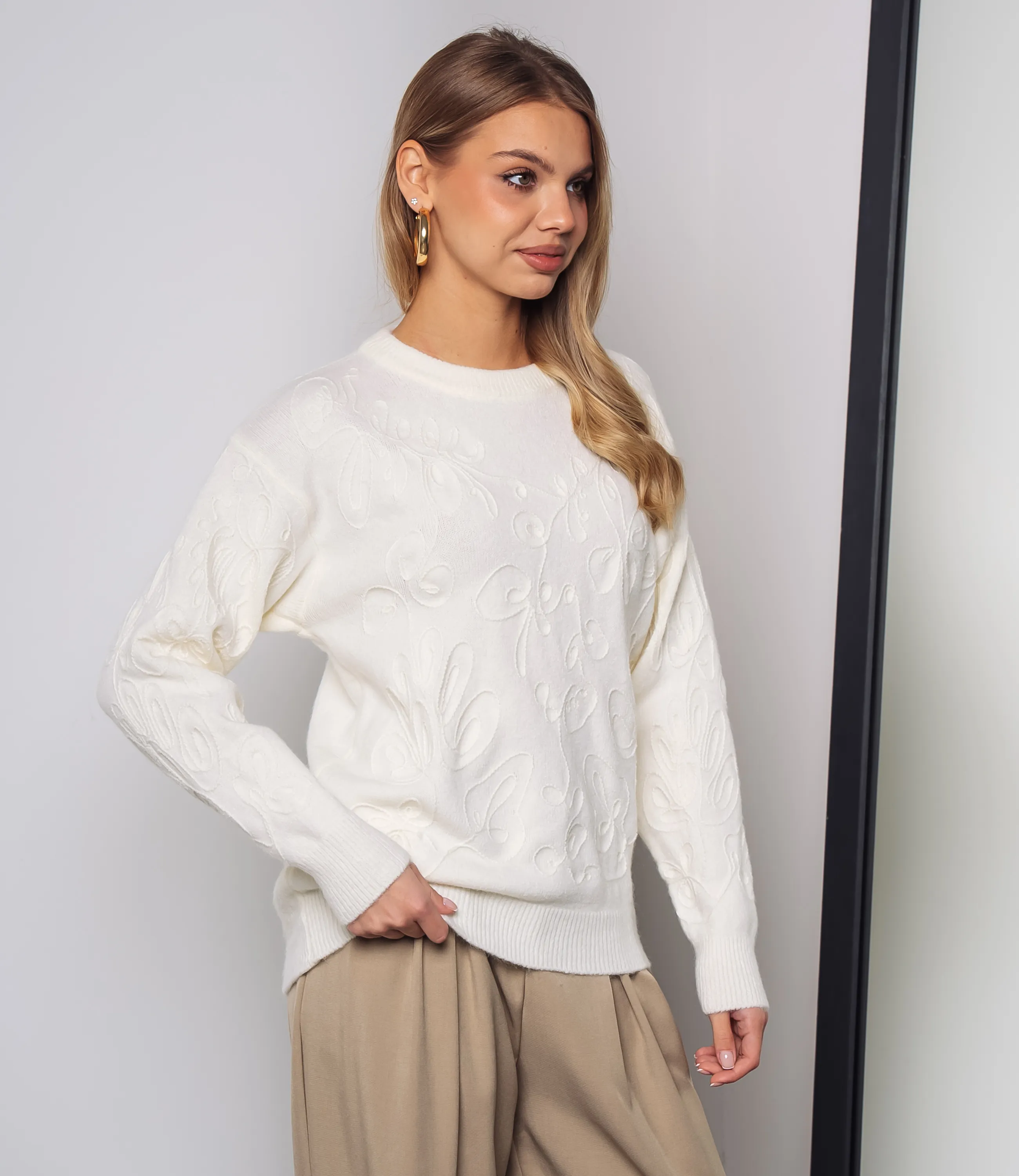 Джемпер #КТ818 (6), молочный - фото 2