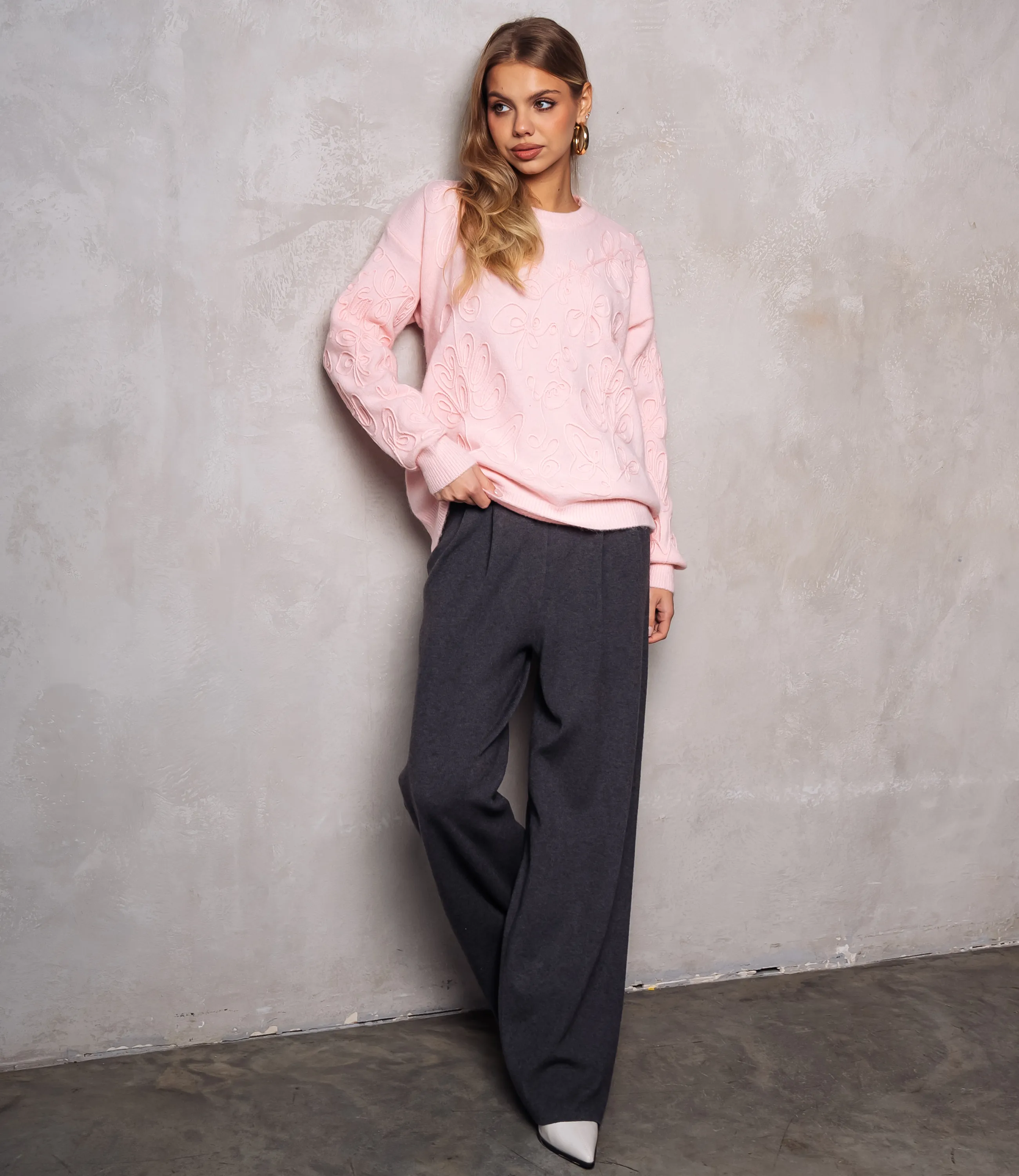 Джемпер #КТ818 (6), розовый - фото 4