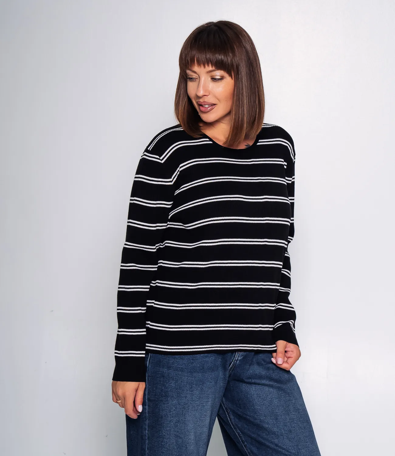 Джемпер #КТ201 (16), чёрный - фото 2