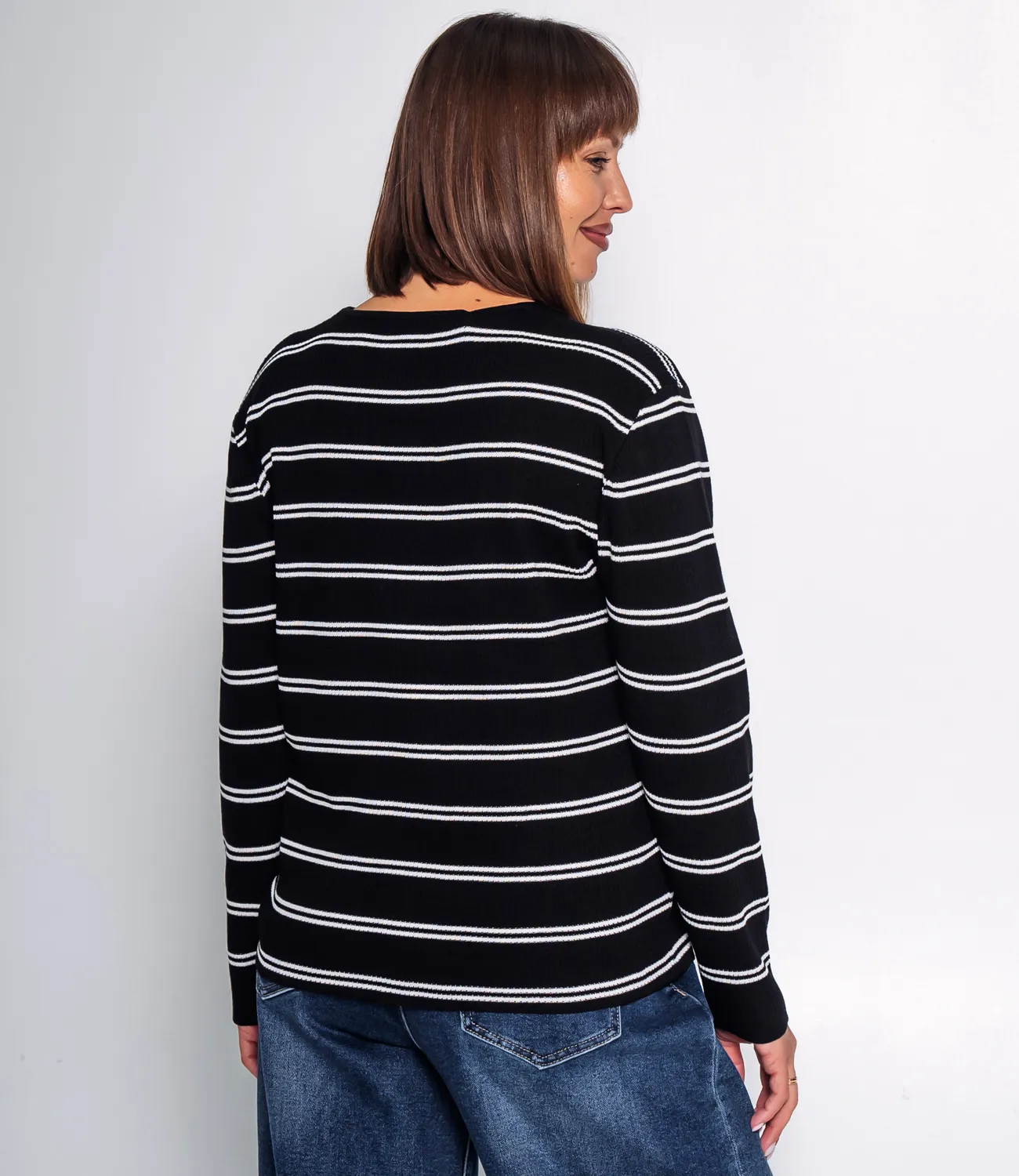 Джемпер #КТ201 (16), чёрный - фото 3