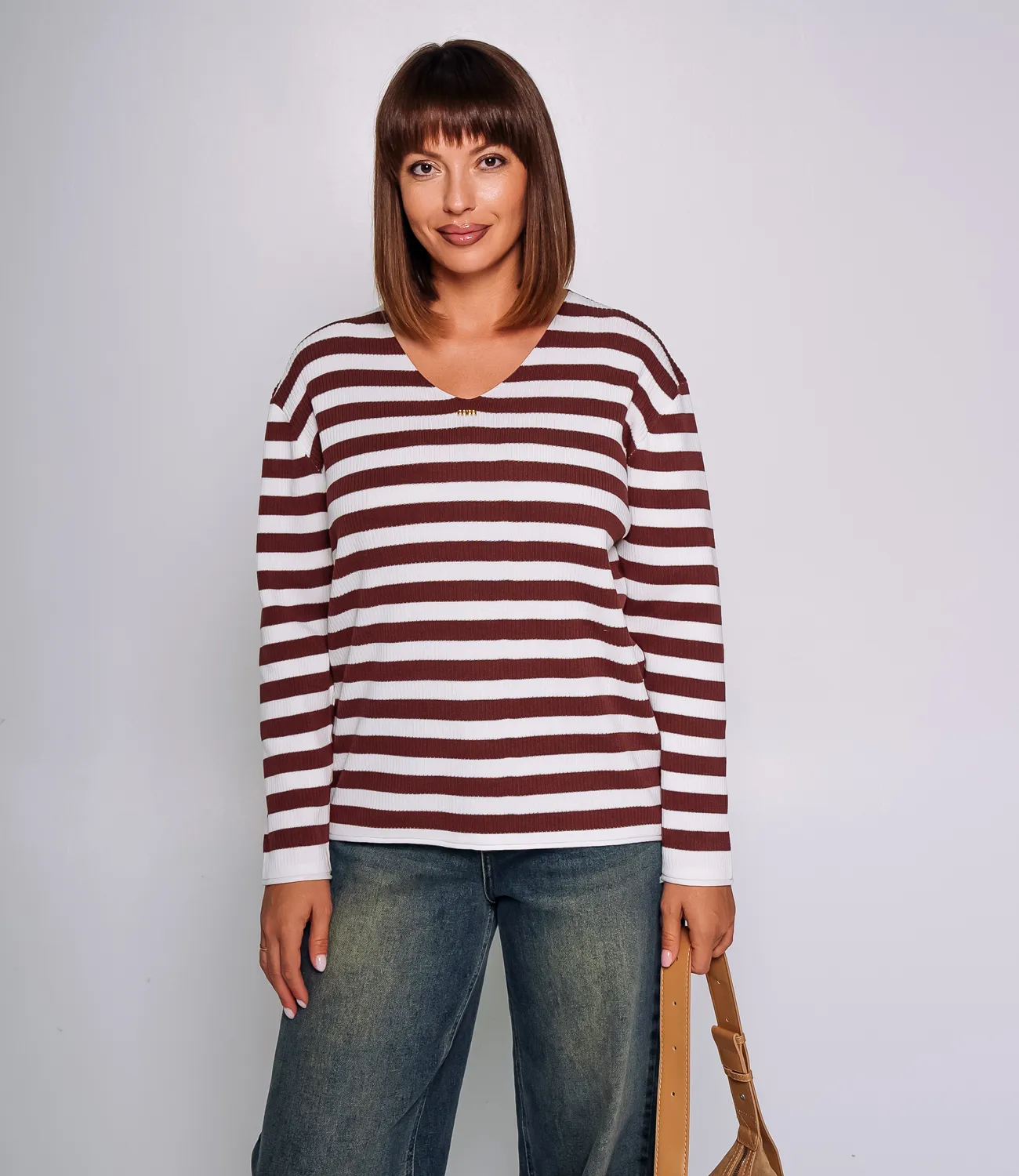 Джемпер #КТ202 (10), шоколадный - фото 1