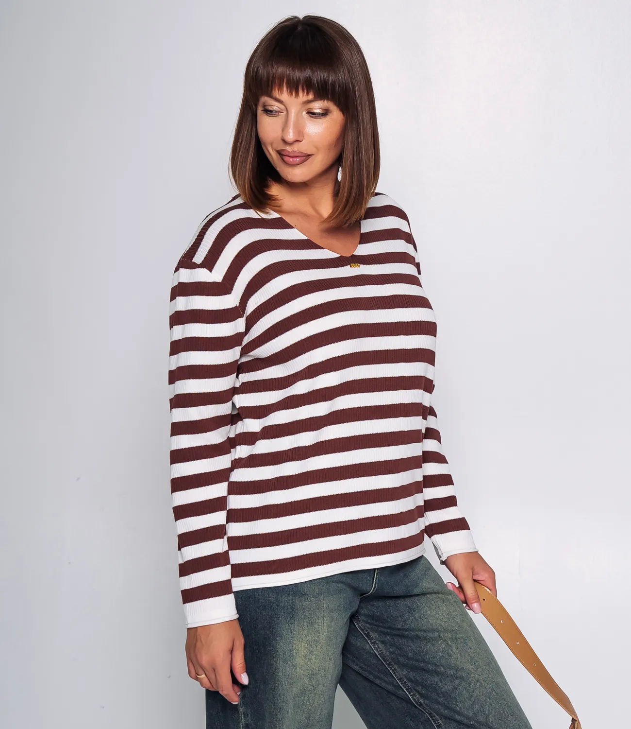 Джемпер #КТ202 (10), шоколадный - фото 2