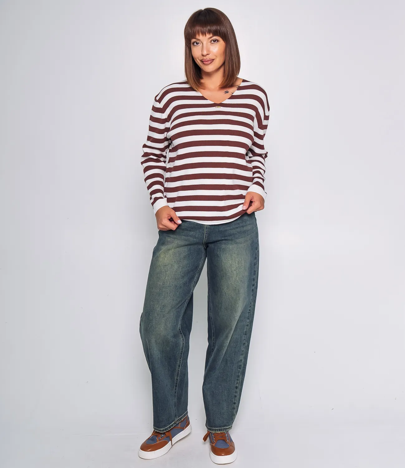 Джемпер #КТ202 (10), шоколадный - фото 4