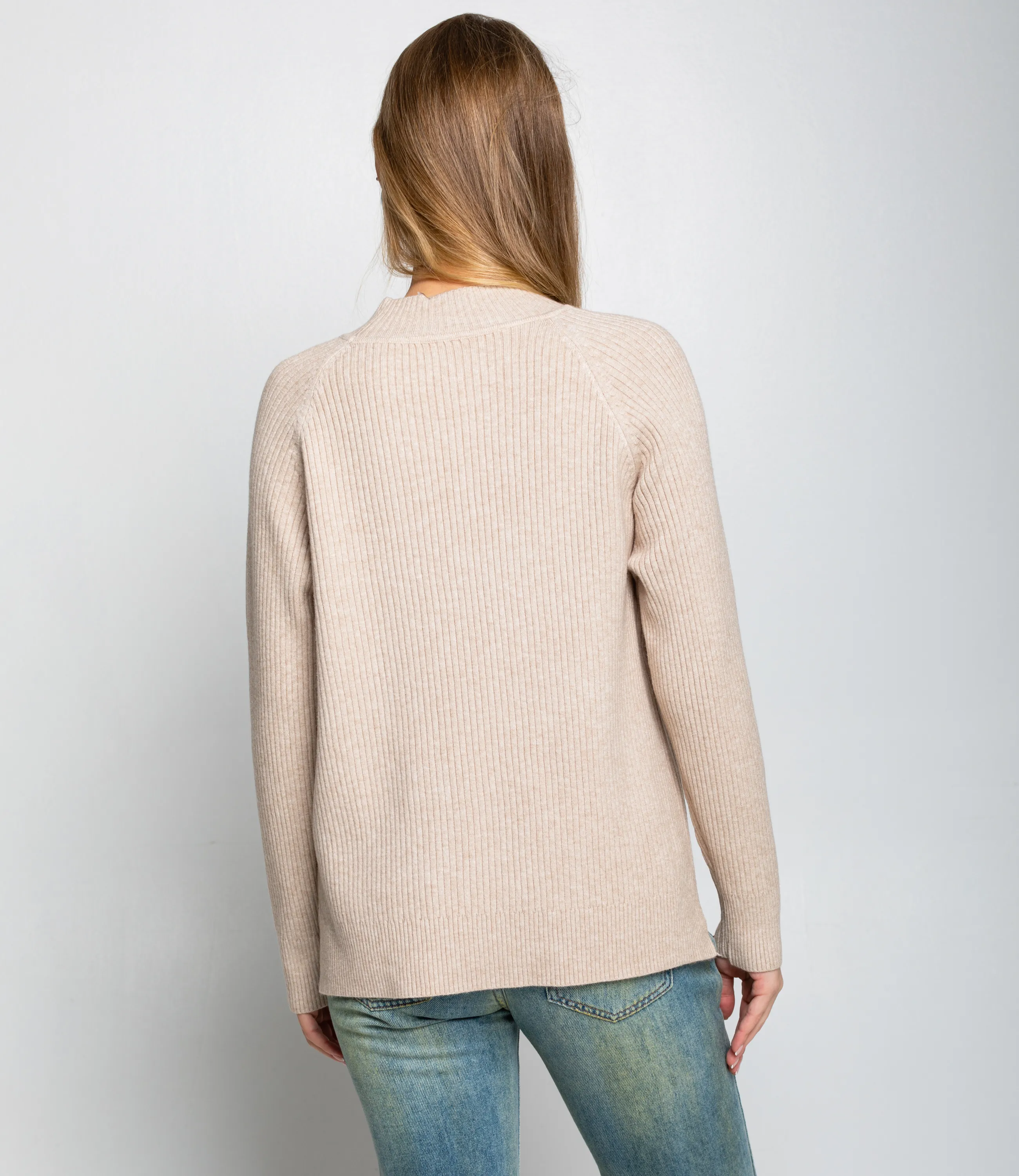 Джемпер #КТ8210, бежевый - фото 3