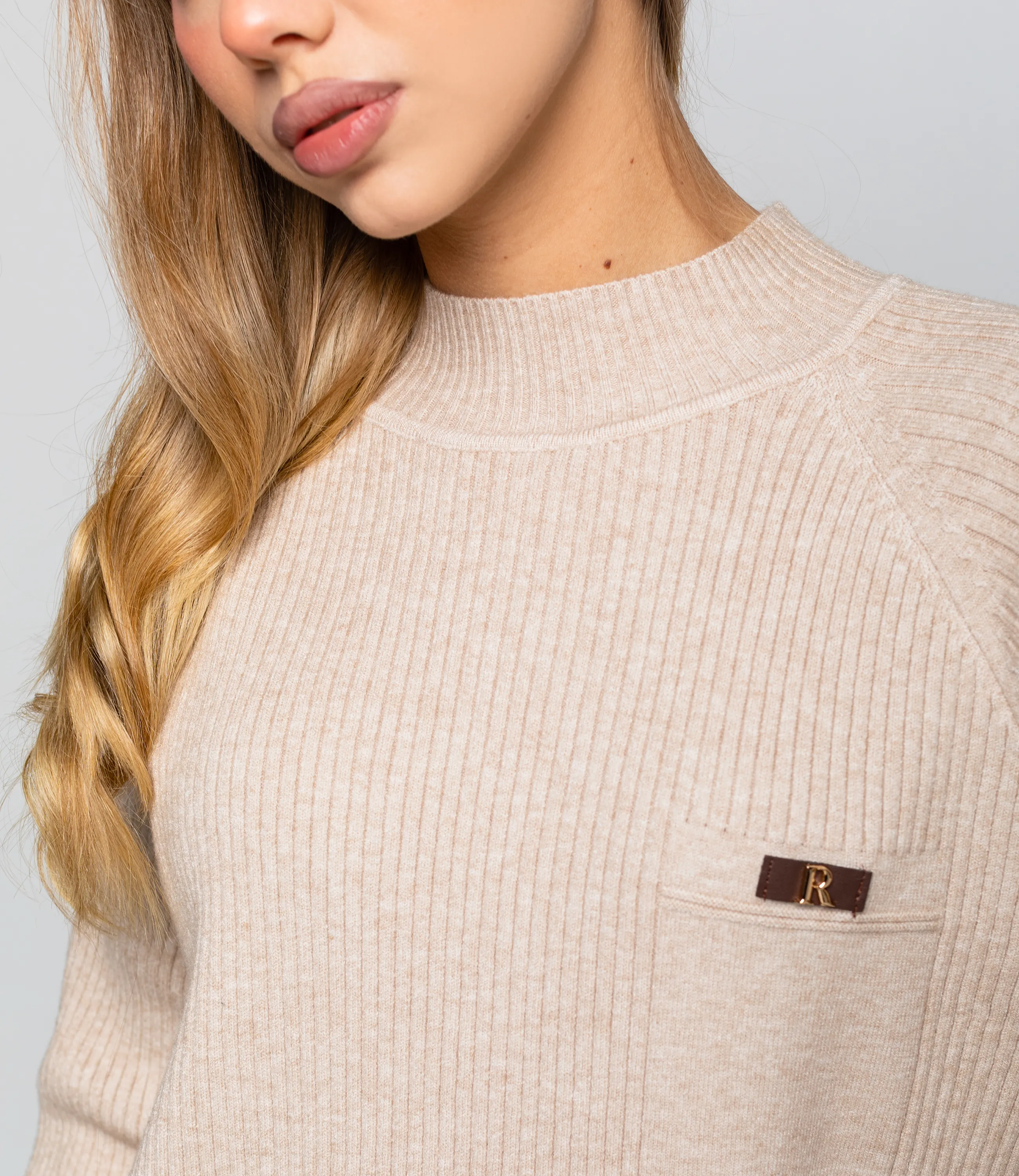 Джемпер #КТ8210, бежевый - фото 5