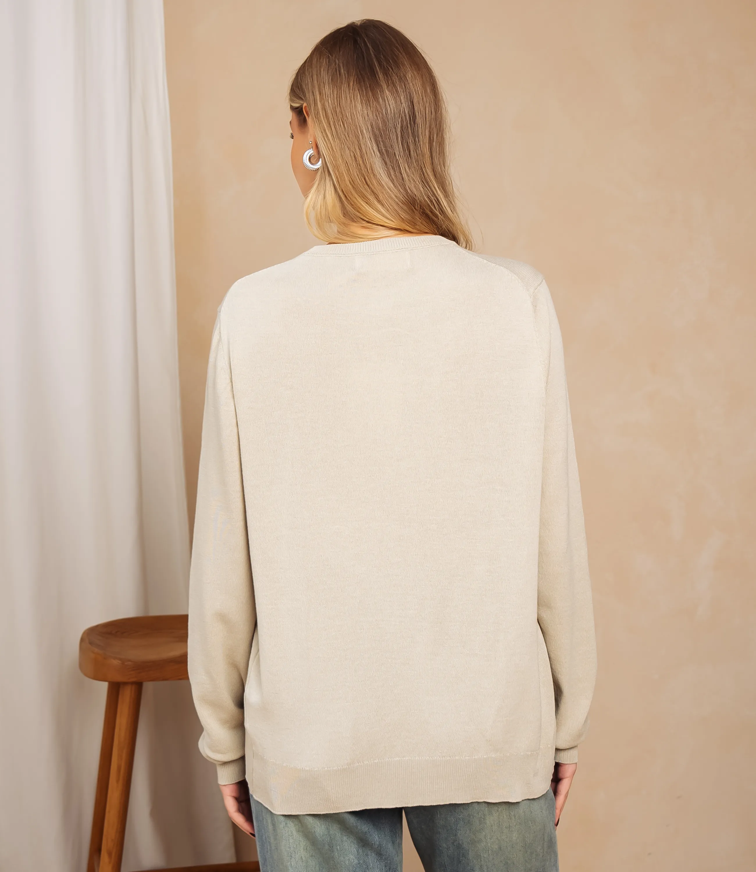 Джемпер #ОКТ125002, зелёный чай - фото 3