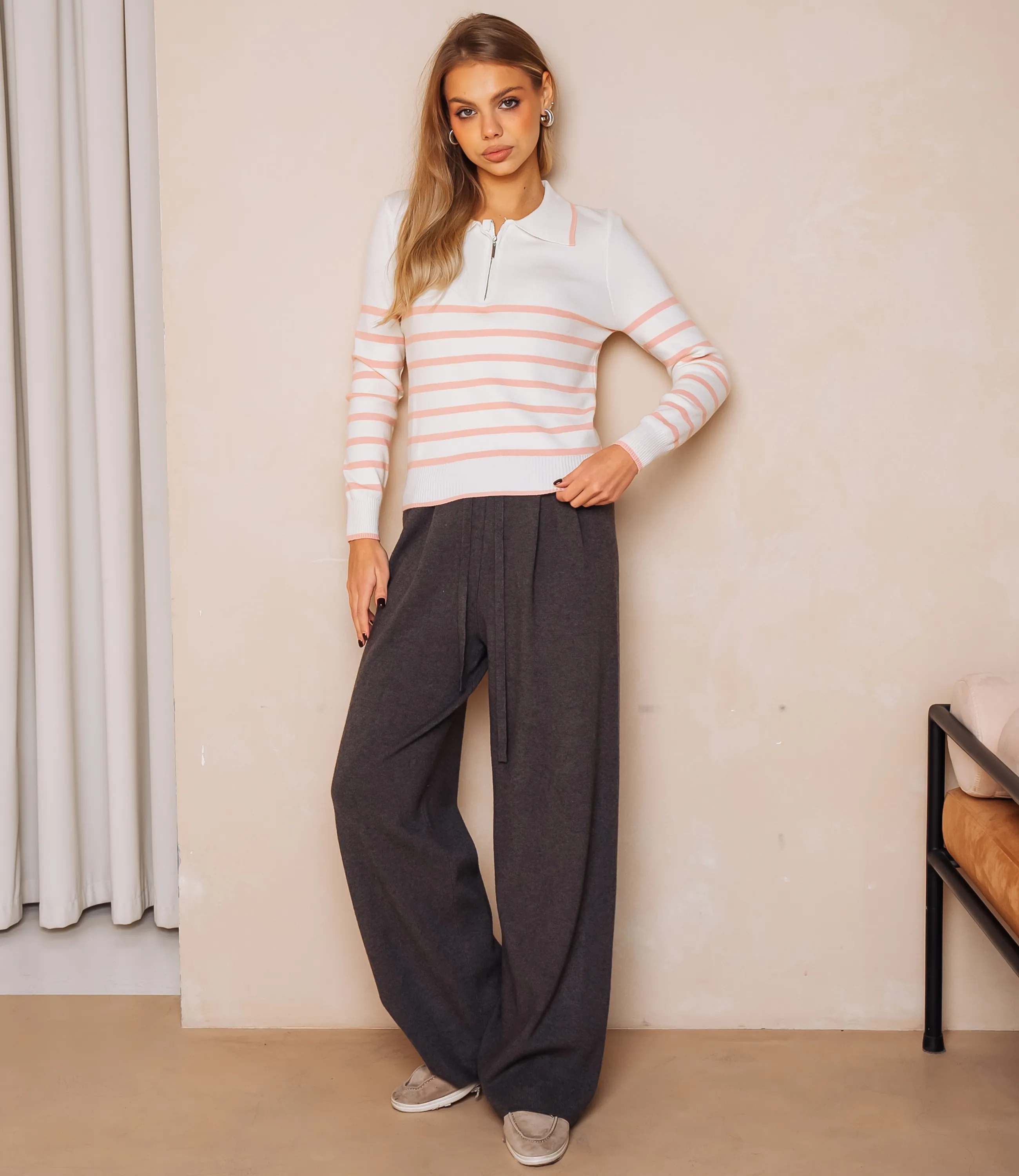 Джемпер #КТ7320 (2), пудровый - фото 4