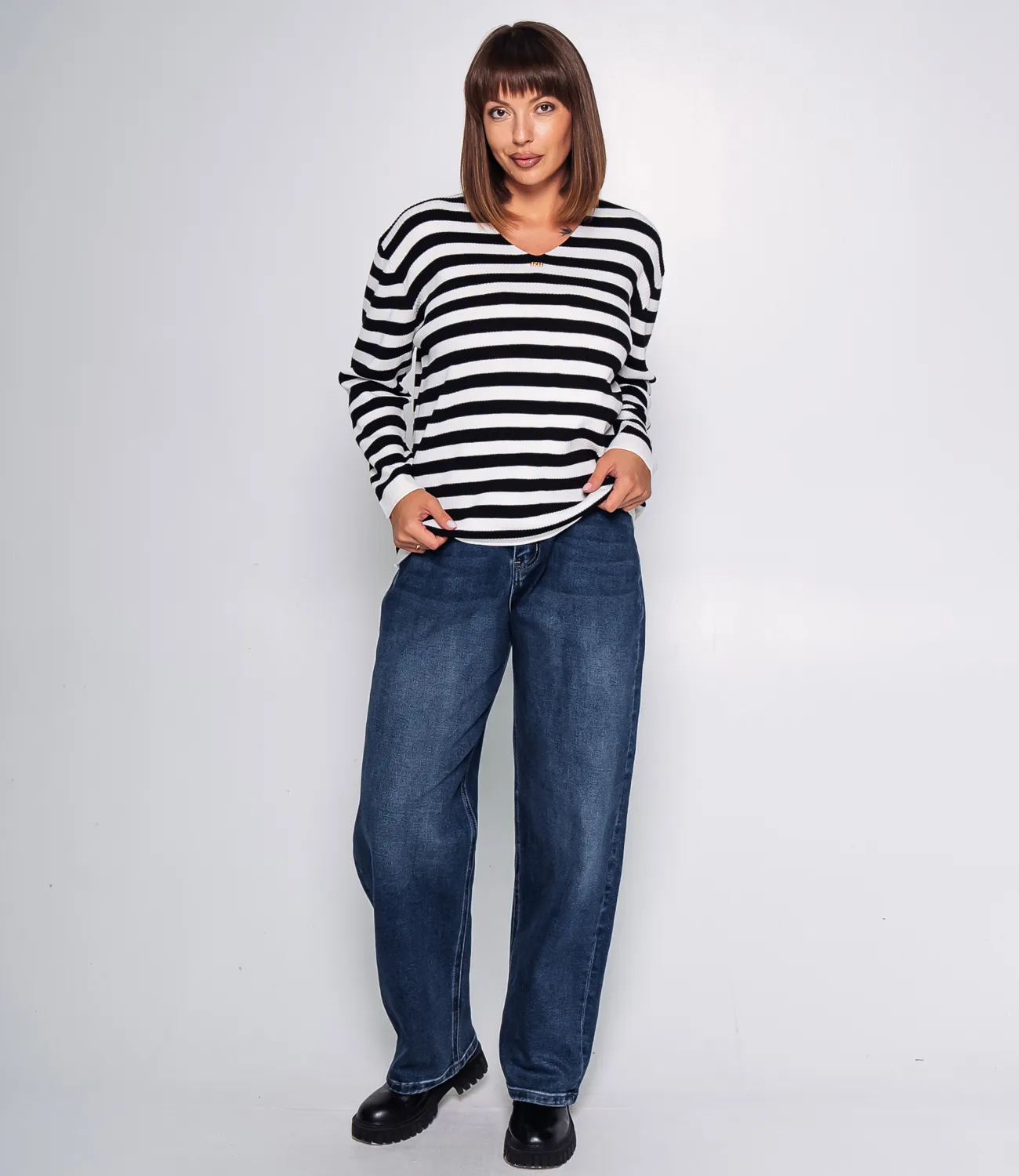 Джемпер #КТ202 (10), чёрный - фото 4